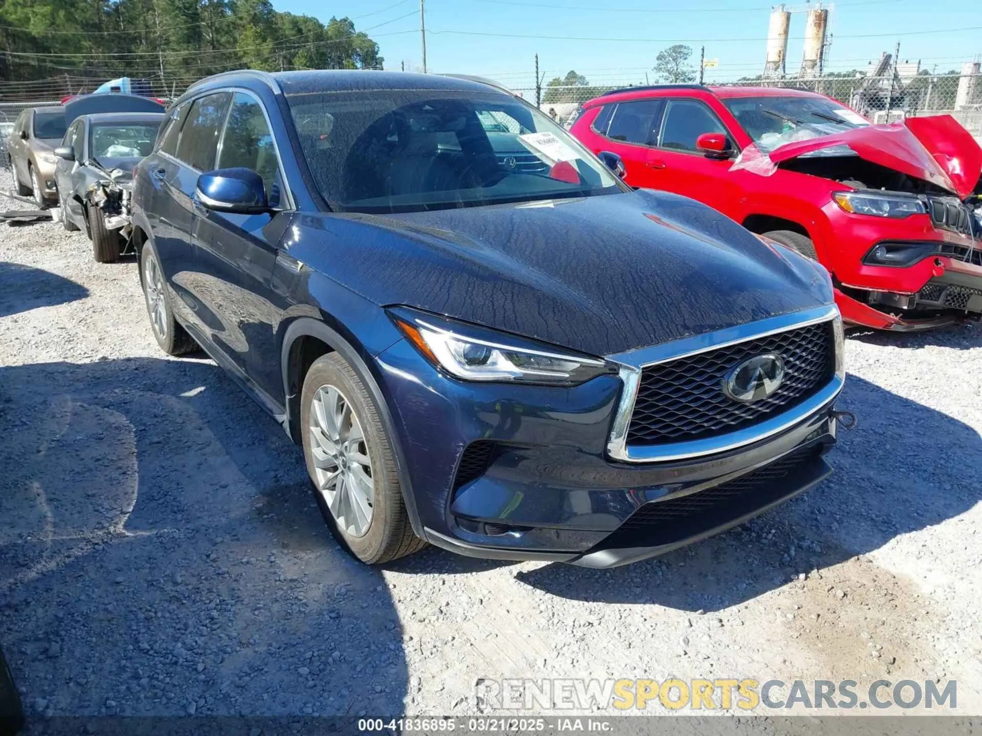 1 Фотография поврежденного автомобиля 3PCAJ5BA6PF104962 INFINITI QX50 2023