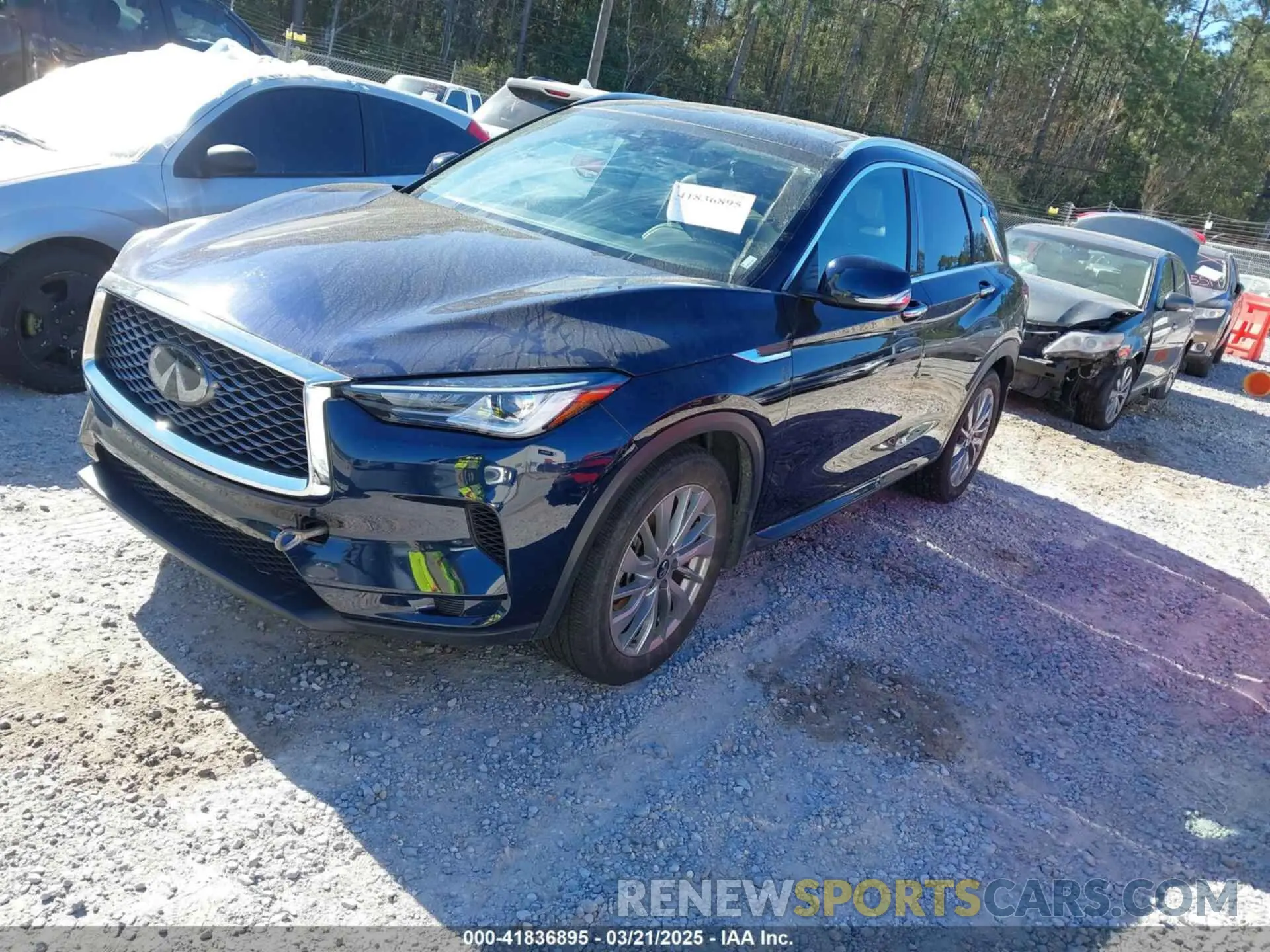 2 Фотография поврежденного автомобиля 3PCAJ5BA6PF104962 INFINITI QX50 2023
