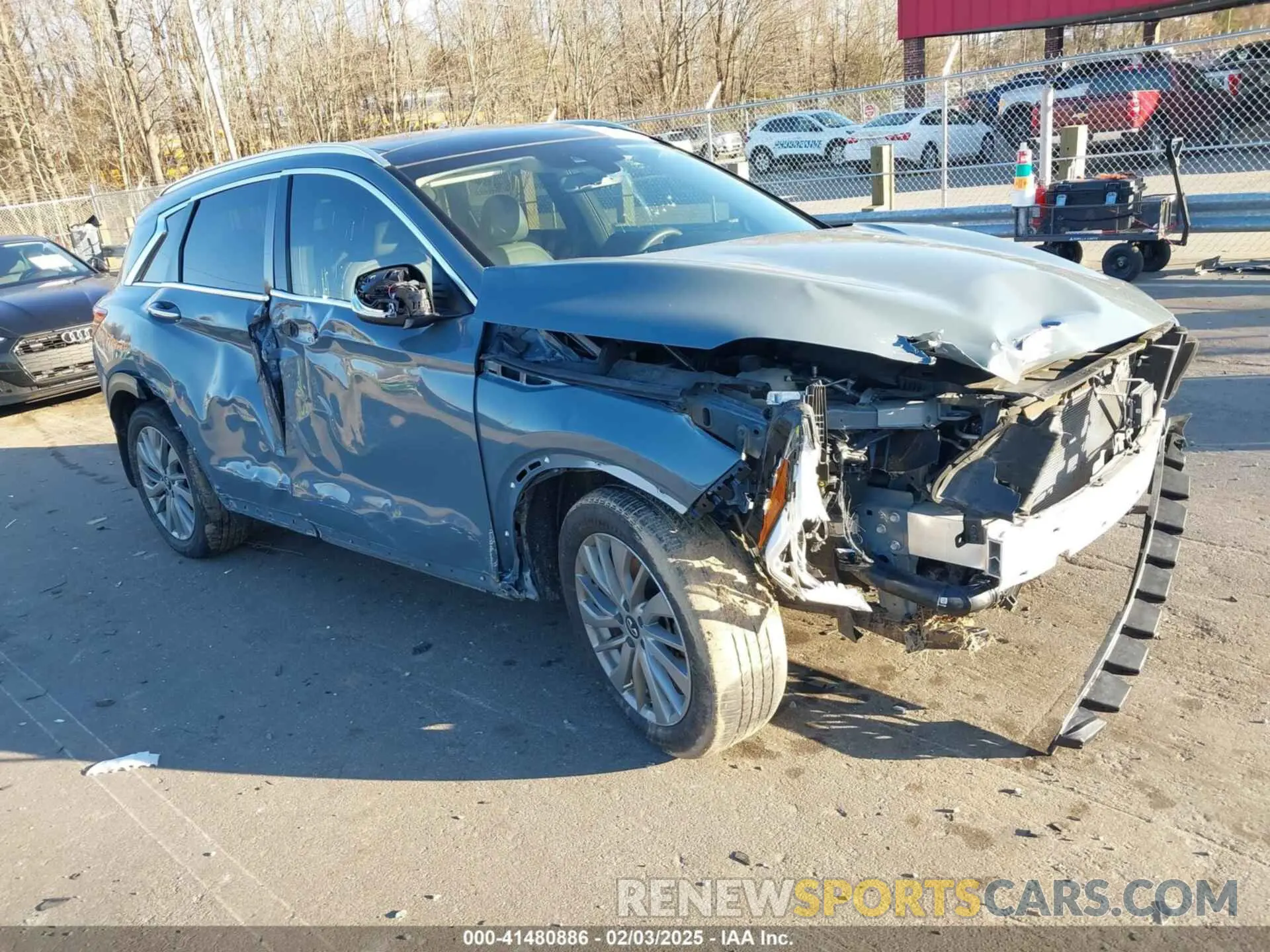 1 Photograph of a damaged car 3PCAJ5BA9PF109749 INFINITI QX50 2023