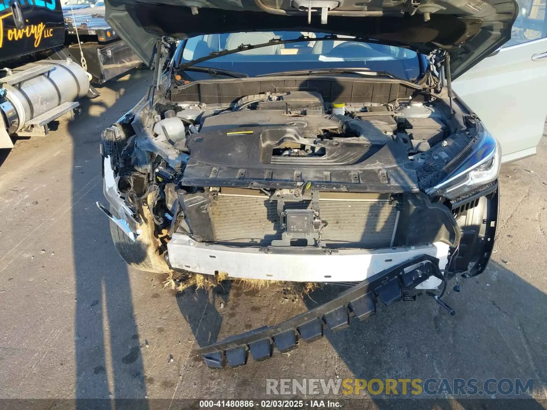 10 Photograph of a damaged car 3PCAJ5BA9PF109749 INFINITI QX50 2023