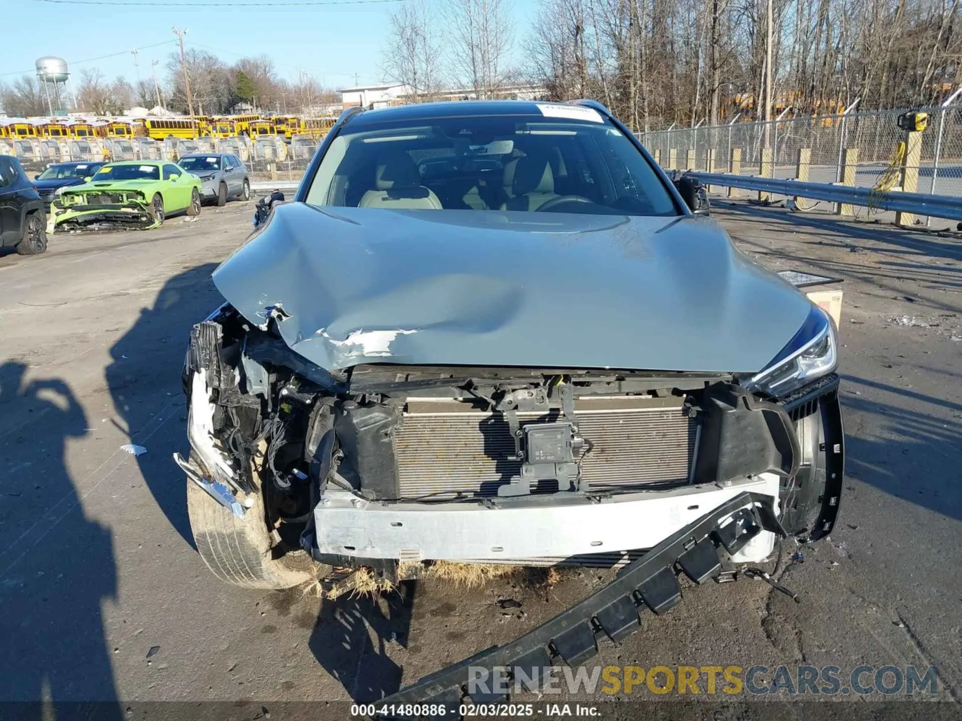 12 Photograph of a damaged car 3PCAJ5BA9PF109749 INFINITI QX50 2023