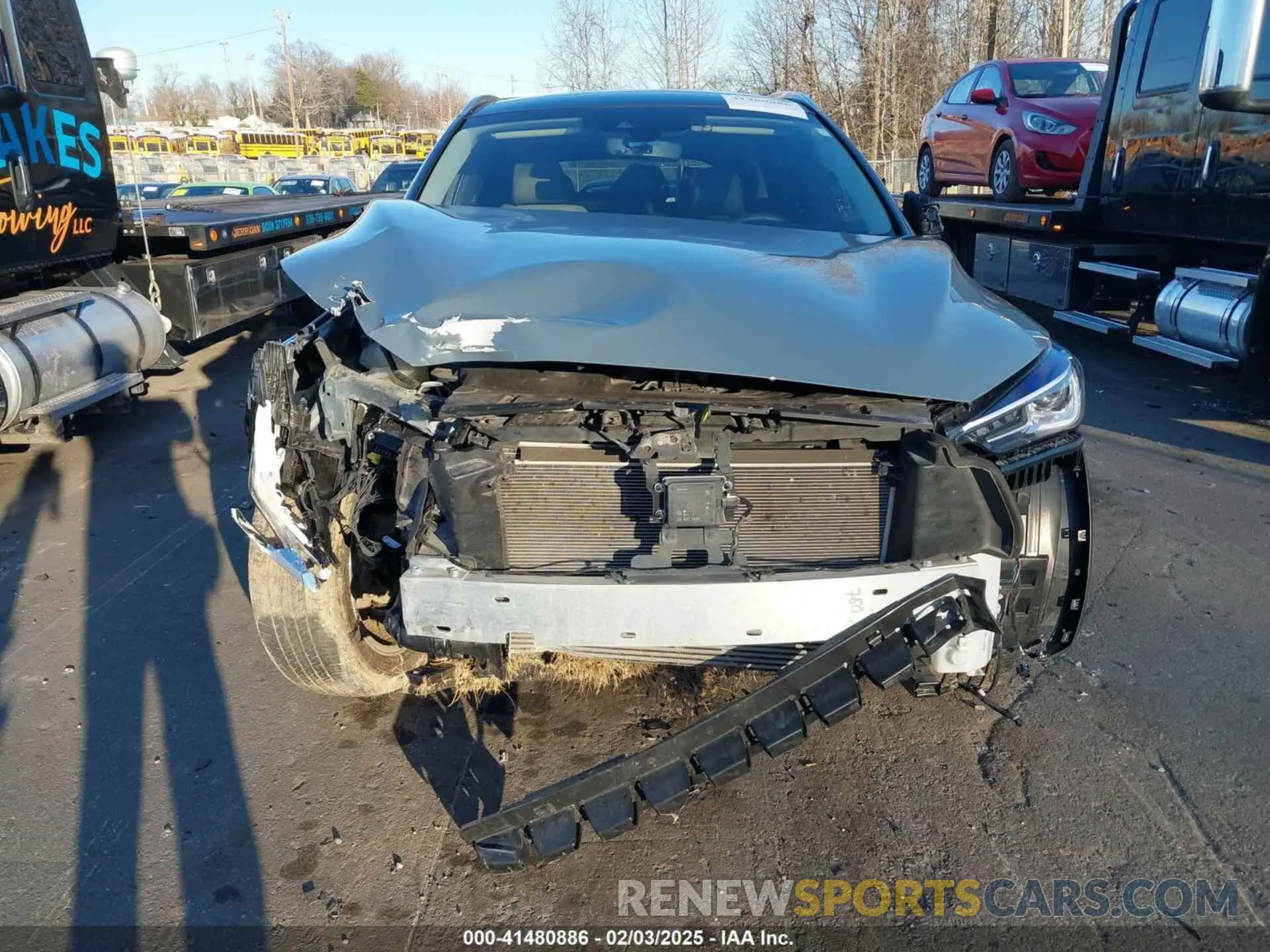 6 Photograph of a damaged car 3PCAJ5BA9PF109749 INFINITI QX50 2023