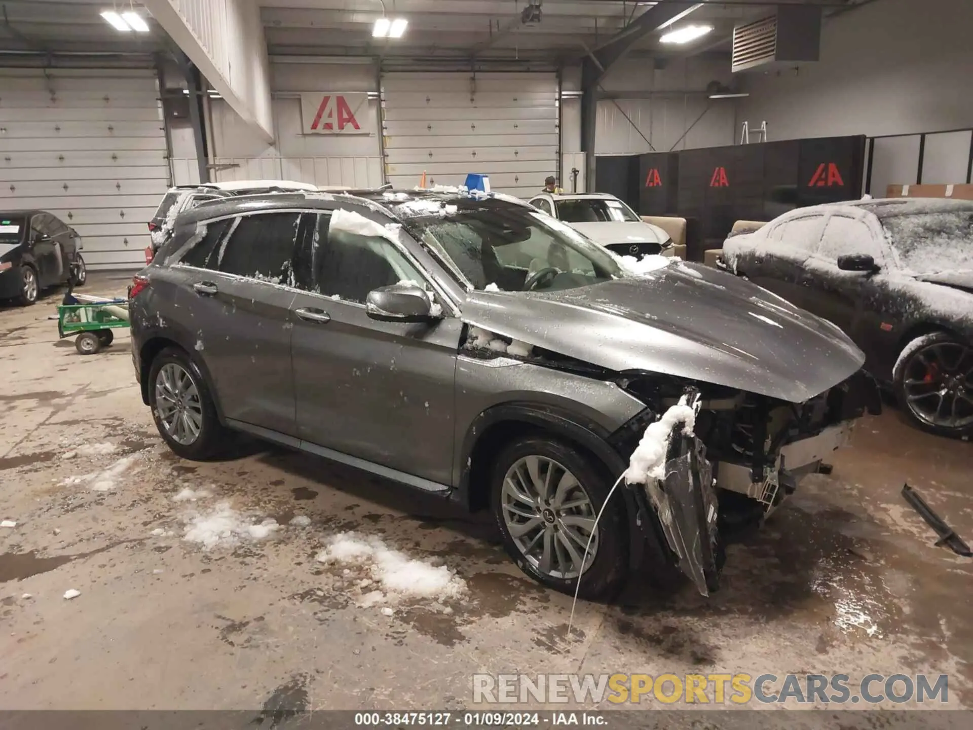1 Photograph of a damaged car 3PCAJ5BB0PF106439 INFINITI QX50 2023