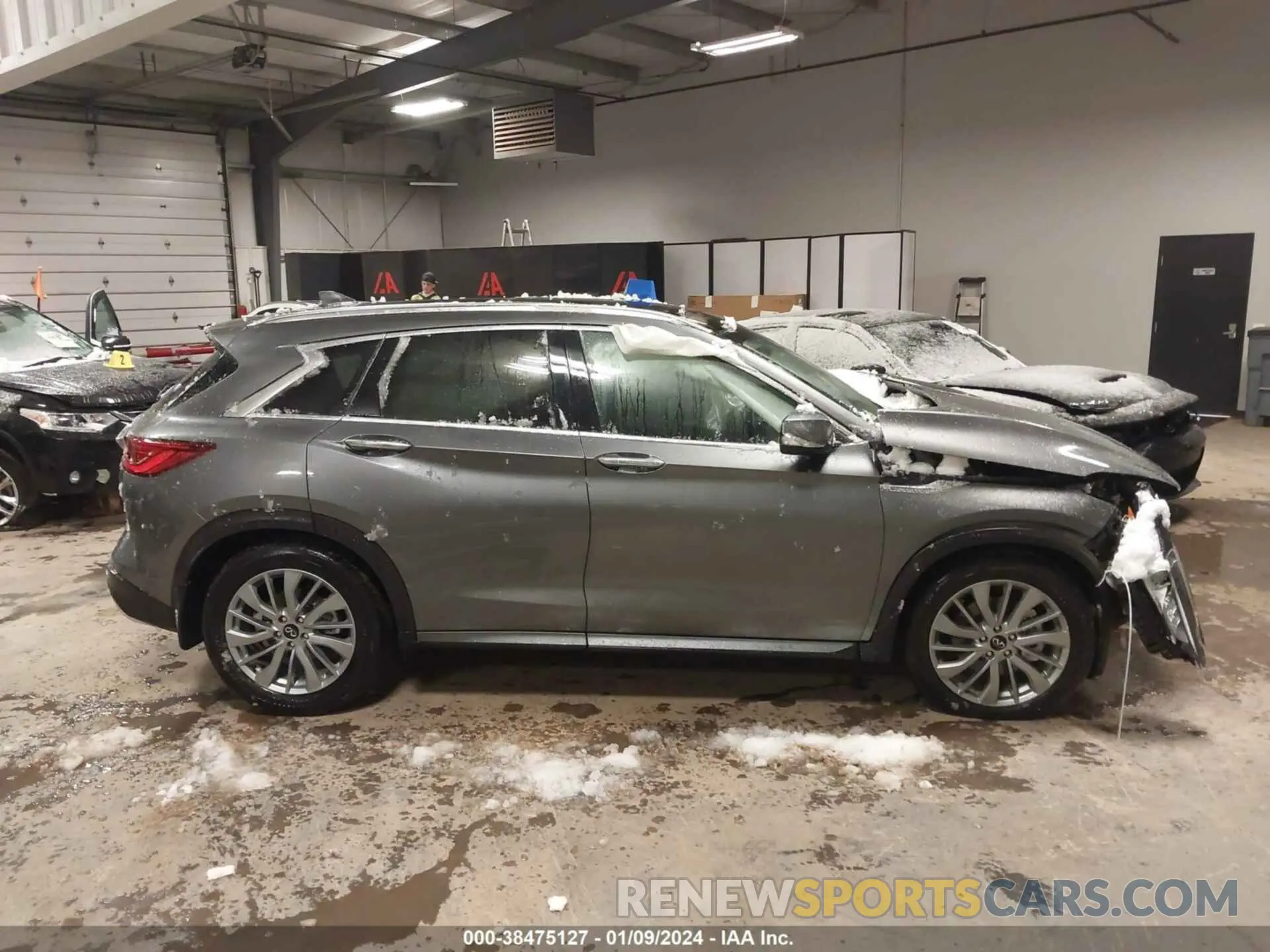13 Photograph of a damaged car 3PCAJ5BB0PF106439 INFINITI QX50 2023