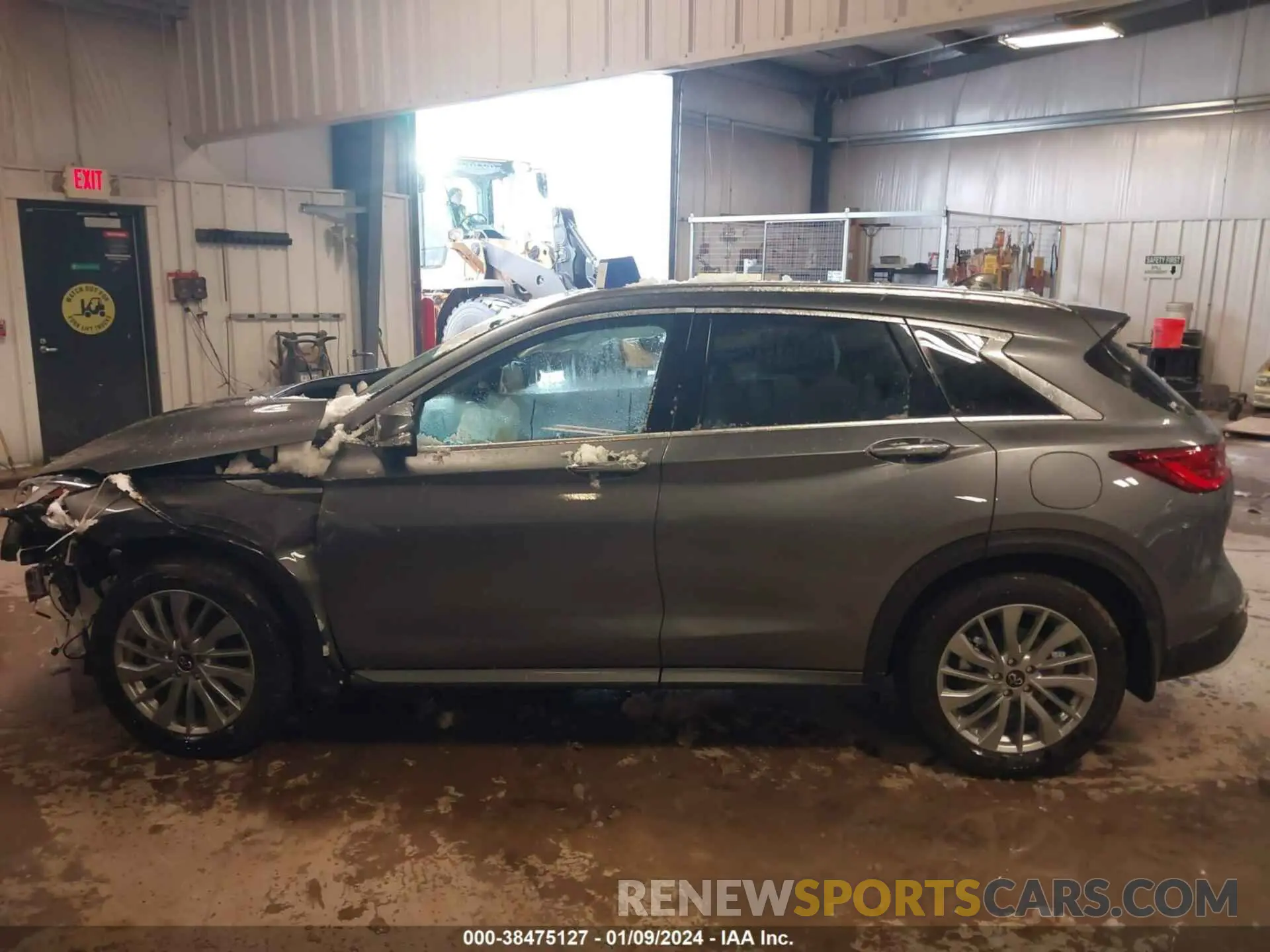 14 Photograph of a damaged car 3PCAJ5BB0PF106439 INFINITI QX50 2023