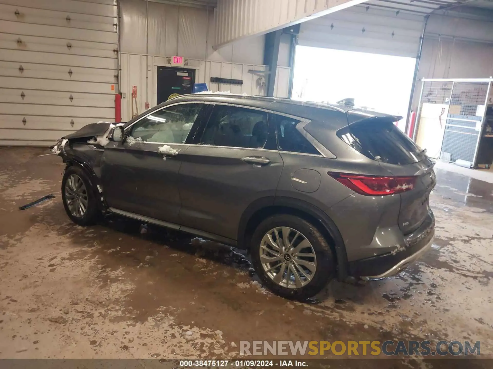 3 Photograph of a damaged car 3PCAJ5BB0PF106439 INFINITI QX50 2023