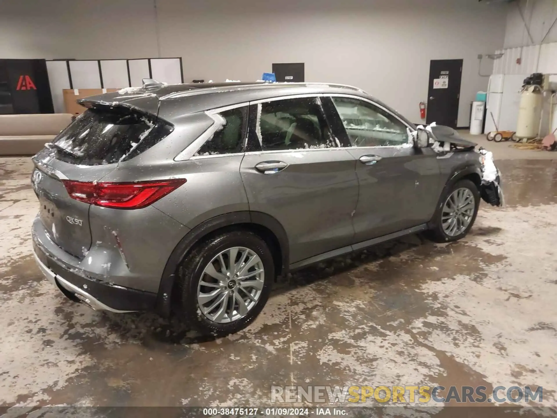 4 Photograph of a damaged car 3PCAJ5BB0PF106439 INFINITI QX50 2023