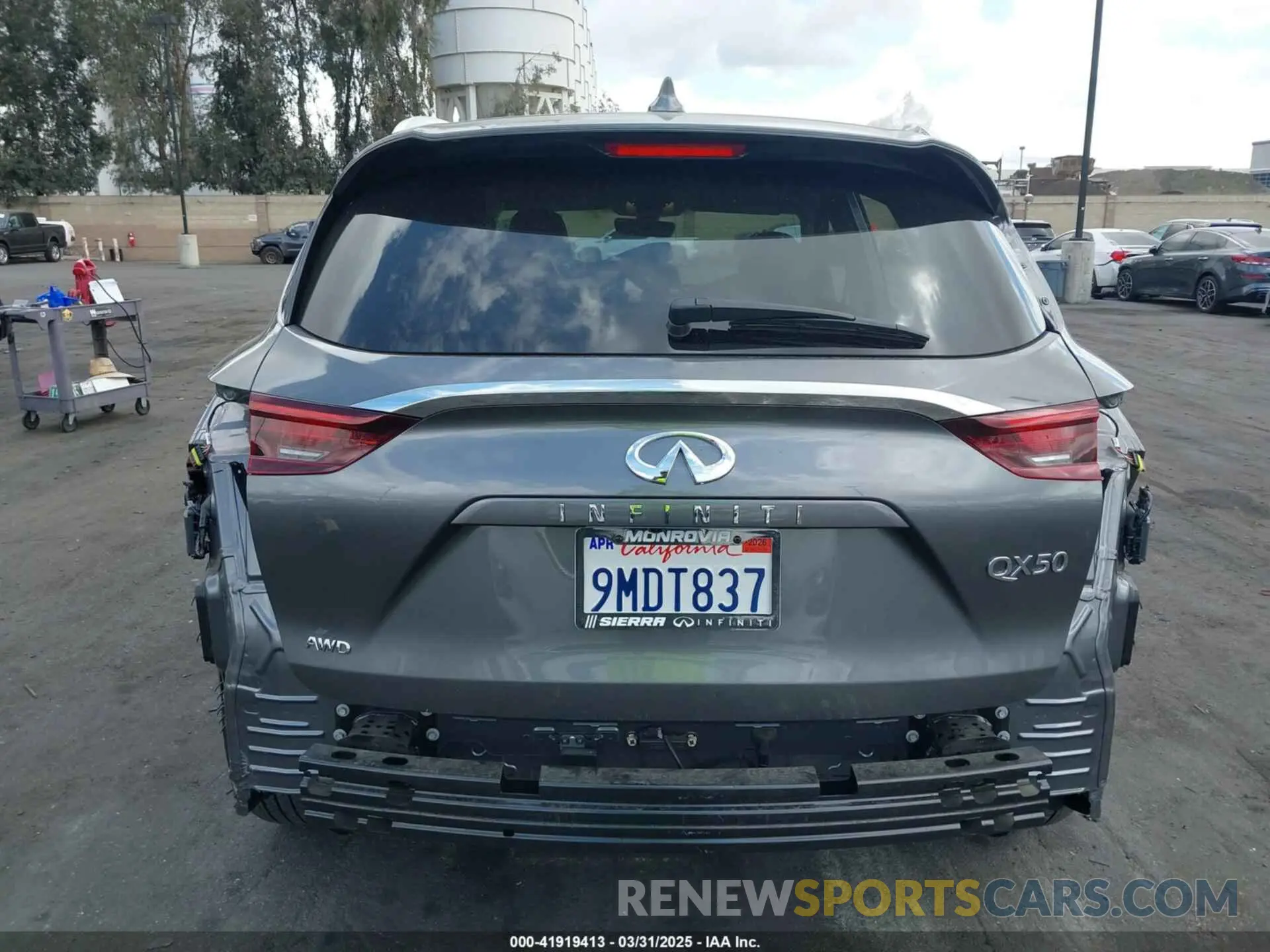 17 Photograph of a damaged car 3PCAJ5BB1PF106692 INFINITI QX50 2023