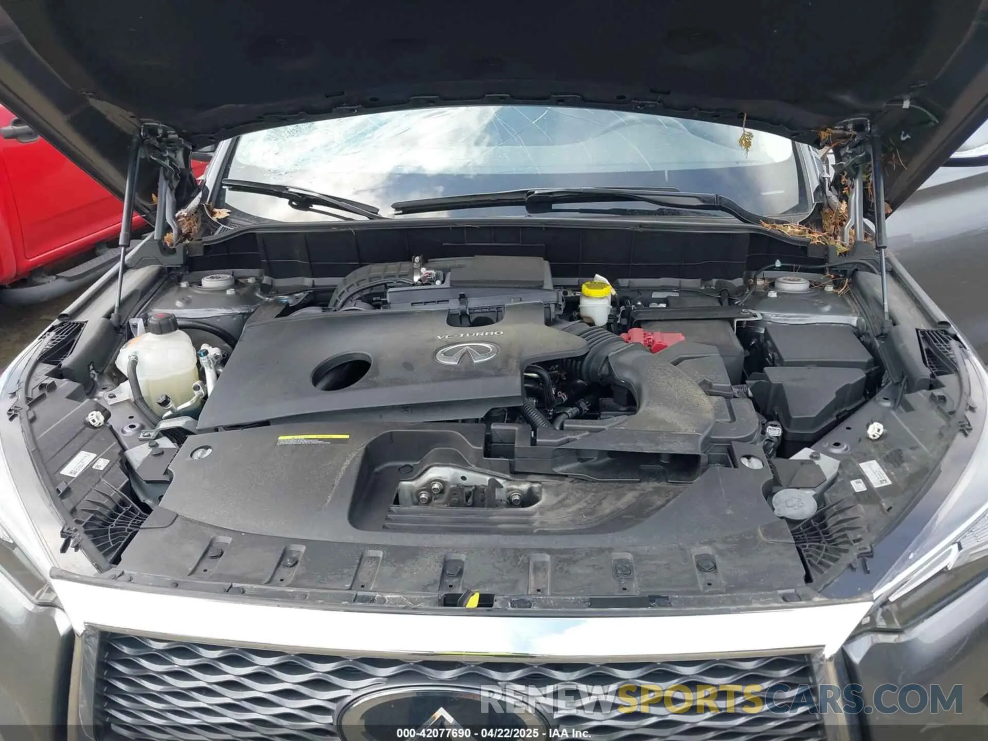 10 Фотография поврежденного автомобиля 3PCAJ5BB1PF108393 INFINITI QX50 2023