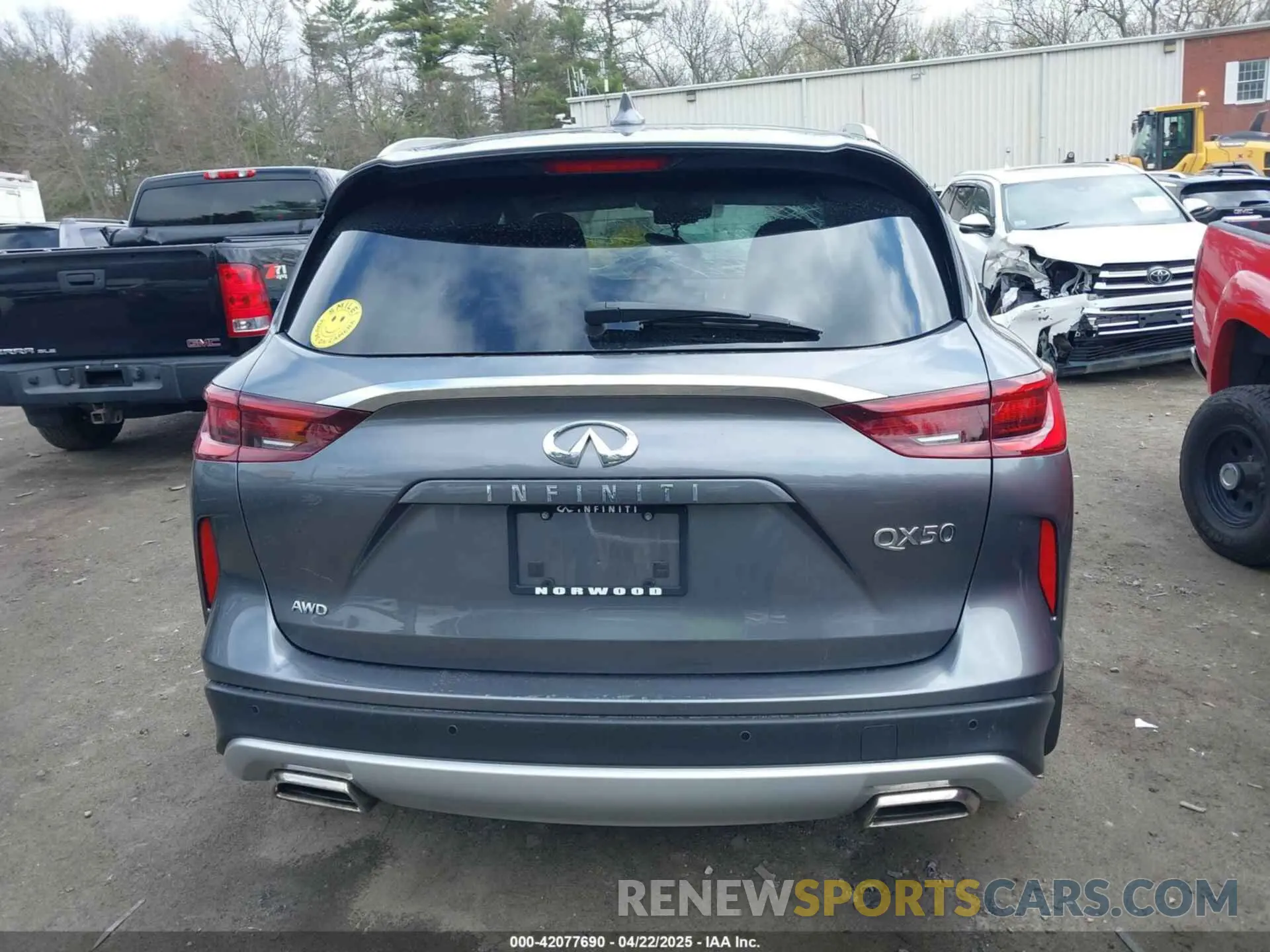 16 Фотография поврежденного автомобиля 3PCAJ5BB1PF108393 INFINITI QX50 2023