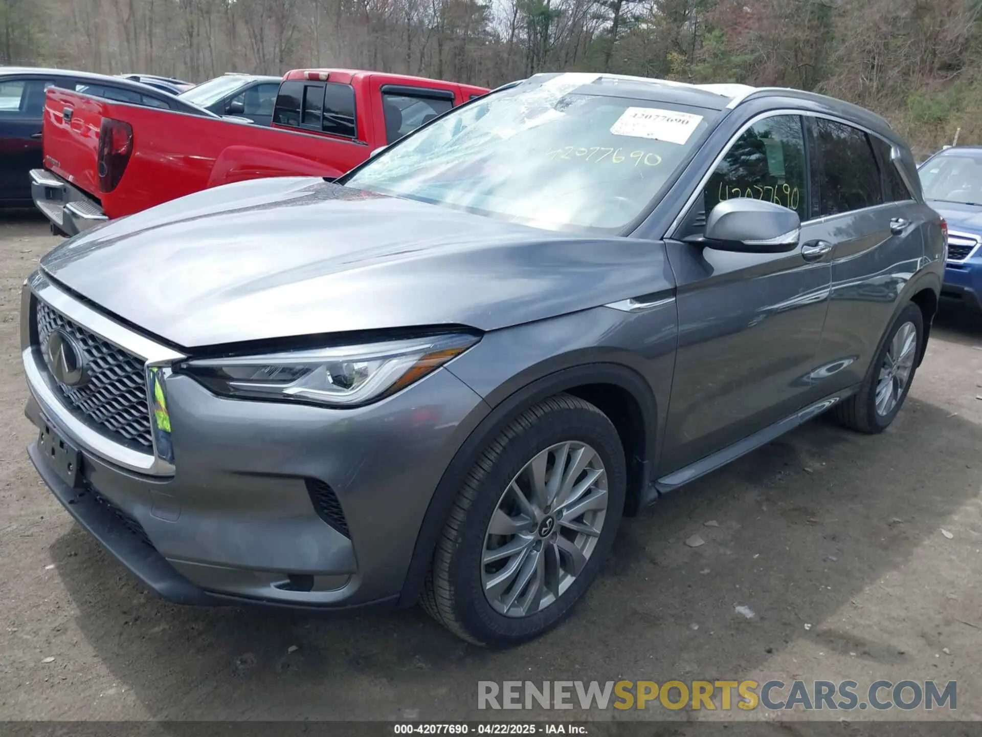 2 Фотография поврежденного автомобиля 3PCAJ5BB1PF108393 INFINITI QX50 2023