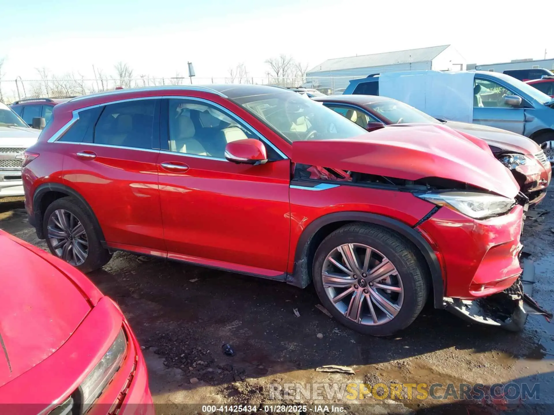 14 Фотография поврежденного автомобиля 3PCAJ5EB7PF108118 INFINITI QX50 2023