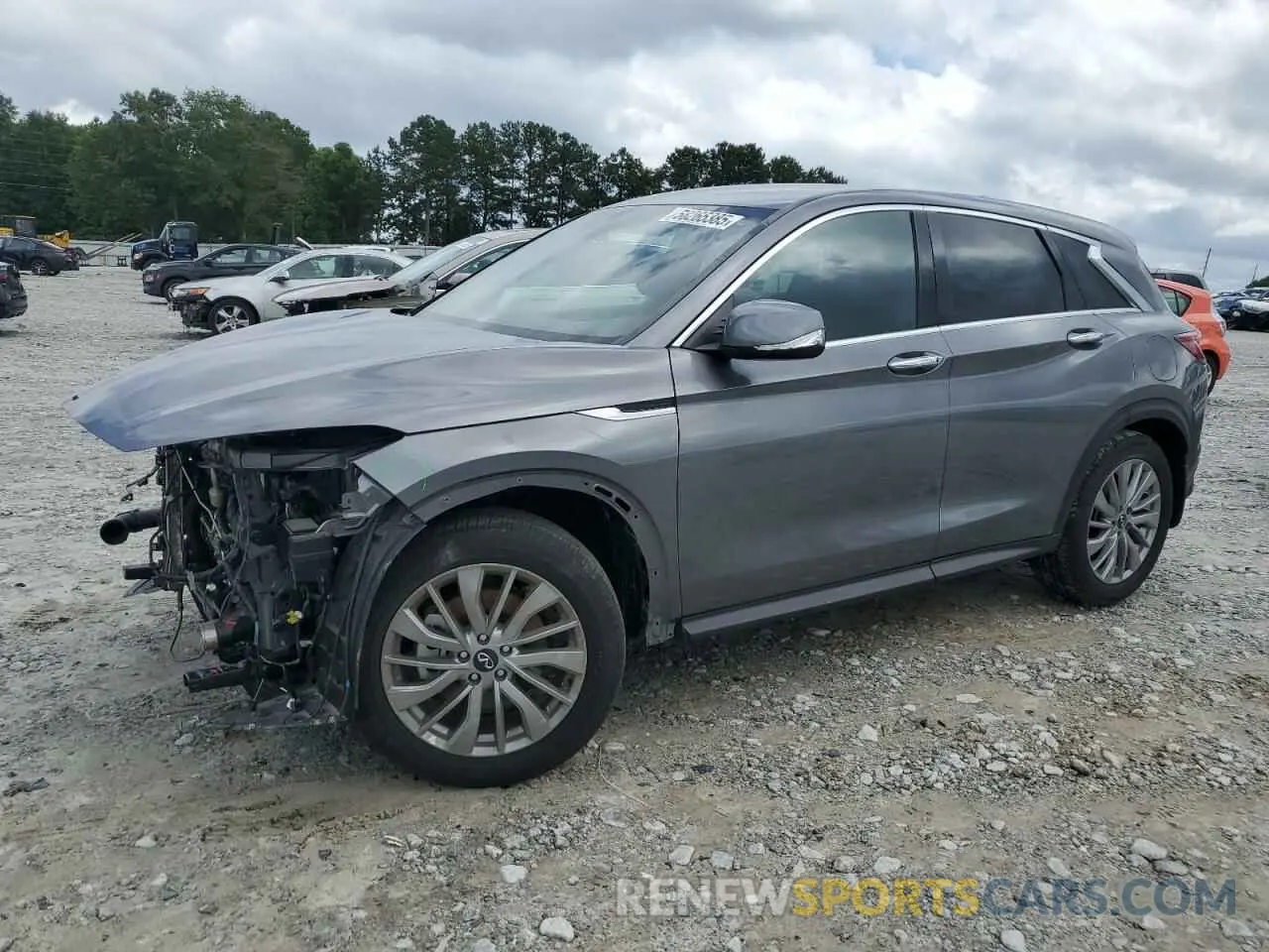 1 Photograph of a damaged car 3PCAJ5AA3RF100906 INFINITI QX50 2024