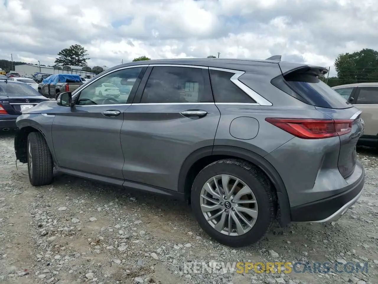 2 Photograph of a damaged car 3PCAJ5AA3RF100906 INFINITI QX50 2024