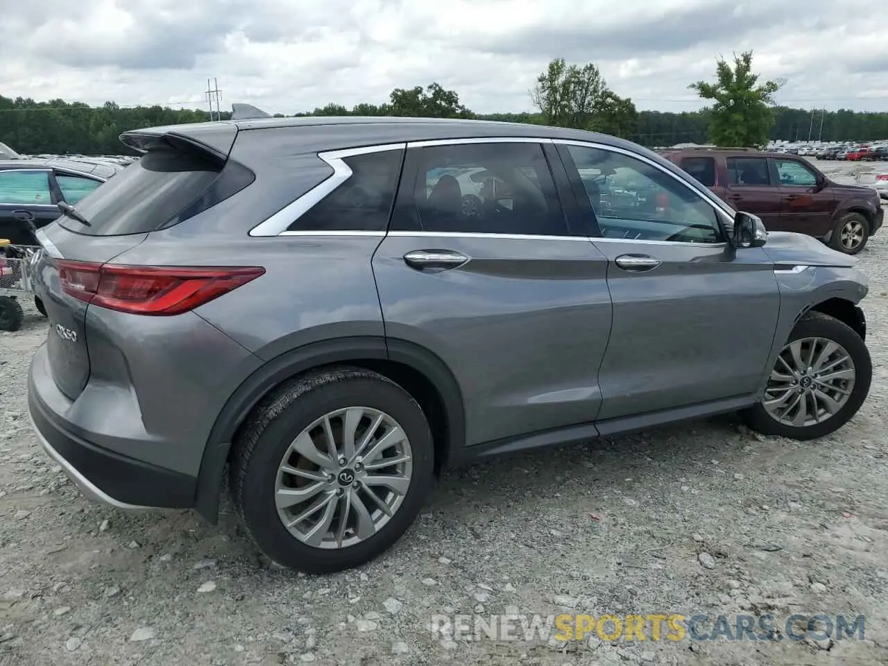 3 Photograph of a damaged car 3PCAJ5AA3RF100906 INFINITI QX50 2024