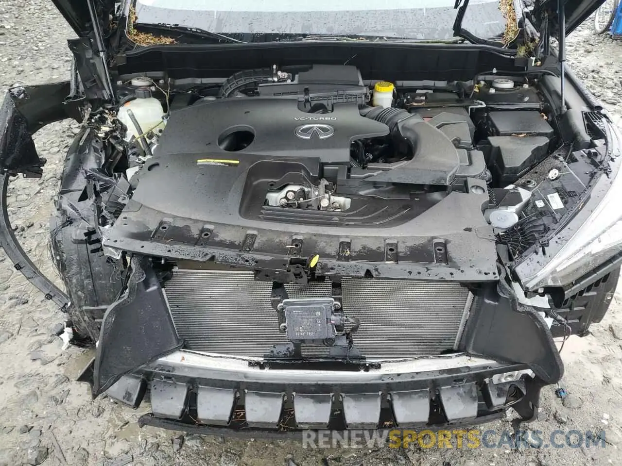12 Photograph of a damaged car 3PCAJ5BB5RF105936 INFINITI QX50 2024