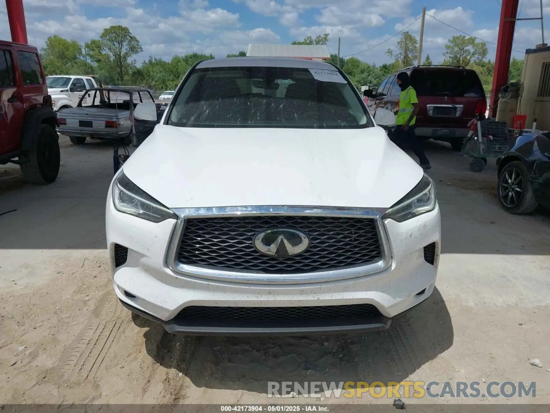 12 Фотография поврежденного автомобиля 3PCAJ5ABXSF101596 INFINITI QX50 2025