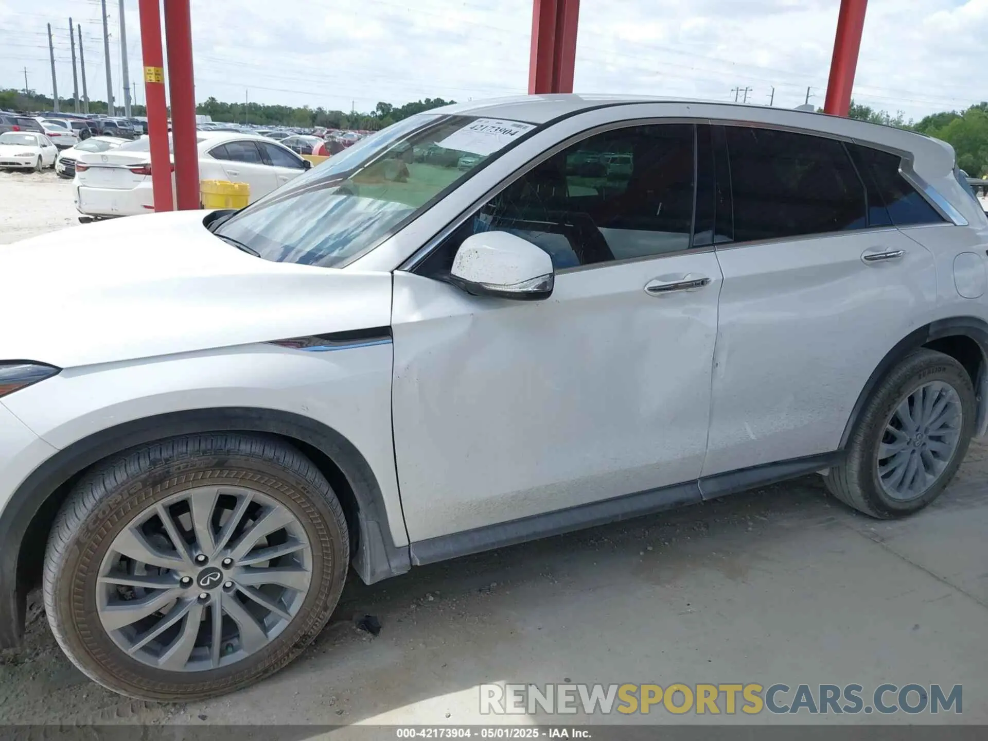 6 Фотография поврежденного автомобиля 3PCAJ5ABXSF101596 INFINITI QX50 2025