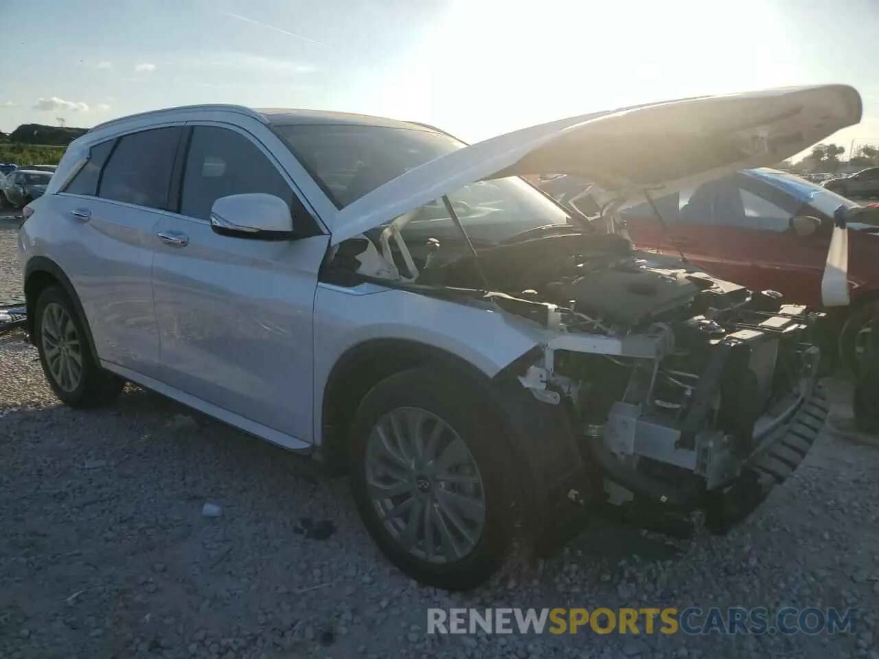 4 Фотография поврежденного автомобиля 3PCAJ5BB6SF104851 INFINITI QX50 2025