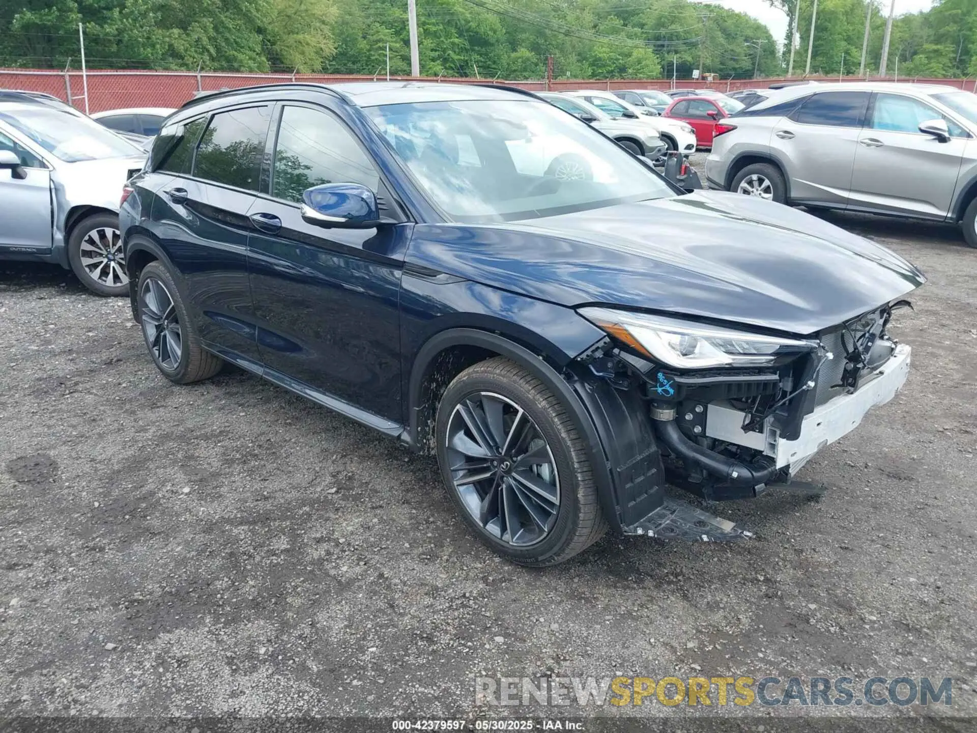 1 Photograph of a damaged car 3PCAJ5FB1SF107702 INFINITI QX50 2025