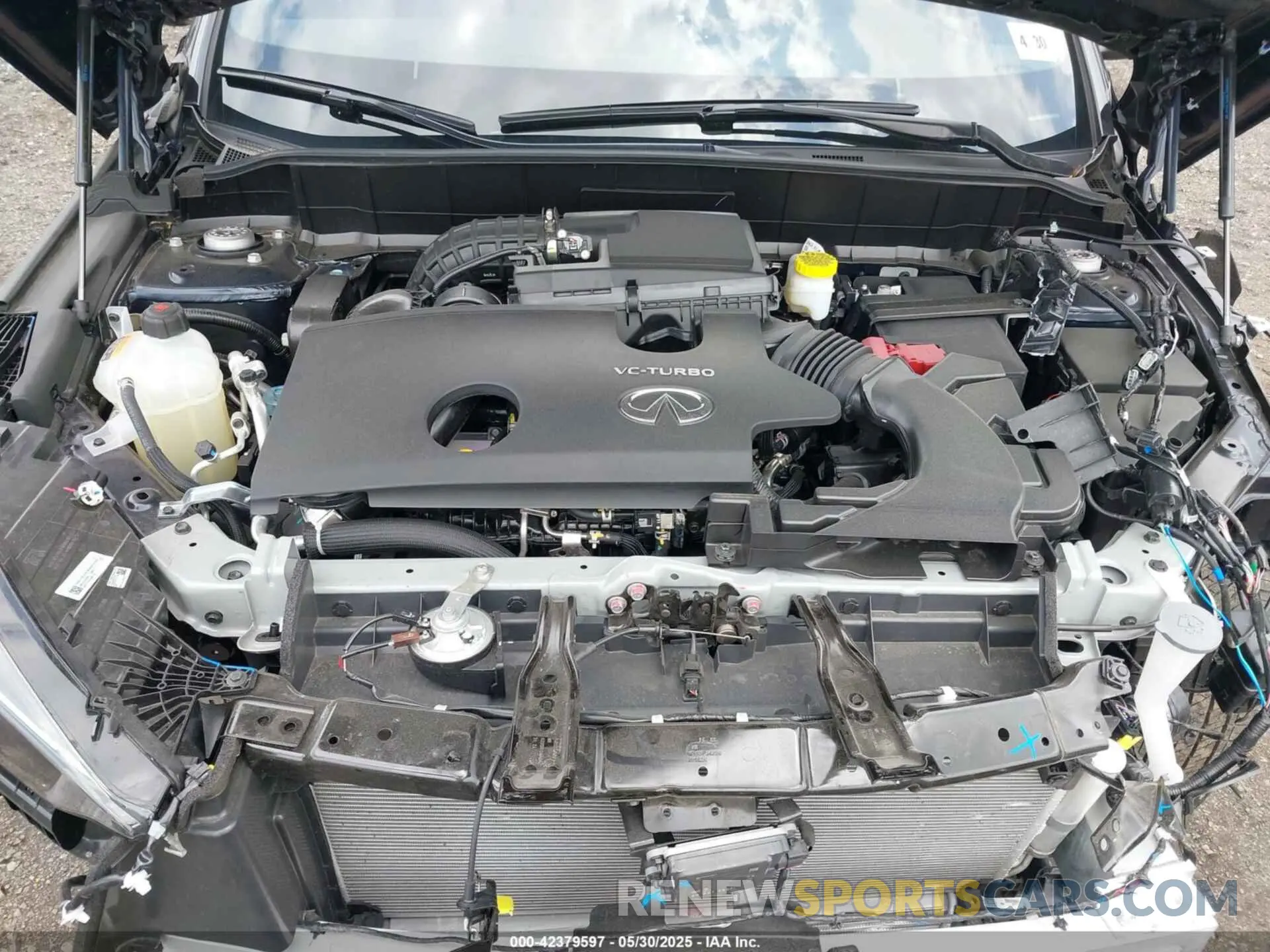 10 Photograph of a damaged car 3PCAJ5FB1SF107702 INFINITI QX50 2025