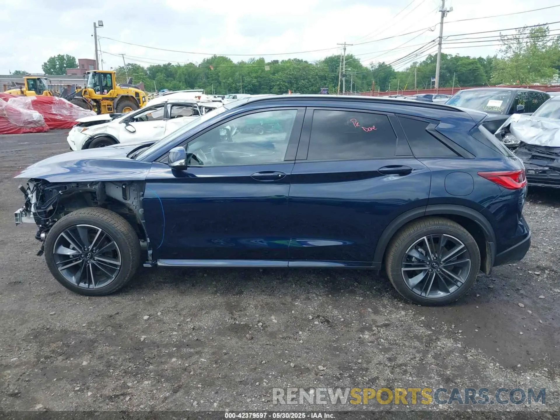 14 Photograph of a damaged car 3PCAJ5FB1SF107702 INFINITI QX50 2025