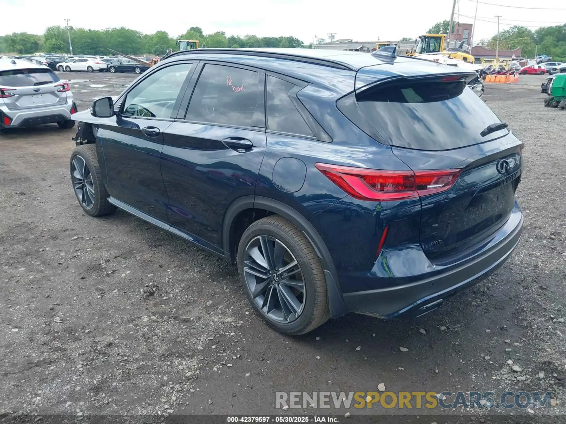 3 Photograph of a damaged car 3PCAJ5FB1SF107702 INFINITI QX50 2025