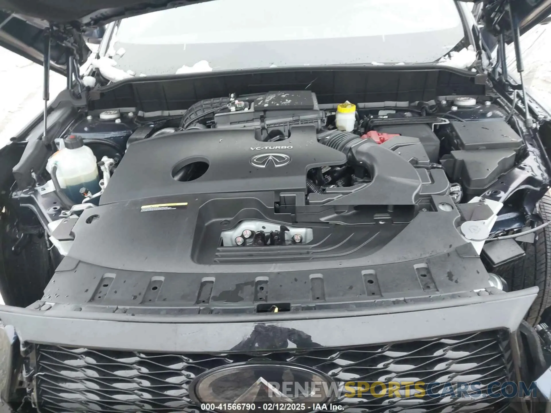 10 Photograph of a damaged car 3PCAJ5FB2SF103397 INFINITI QX50 2025