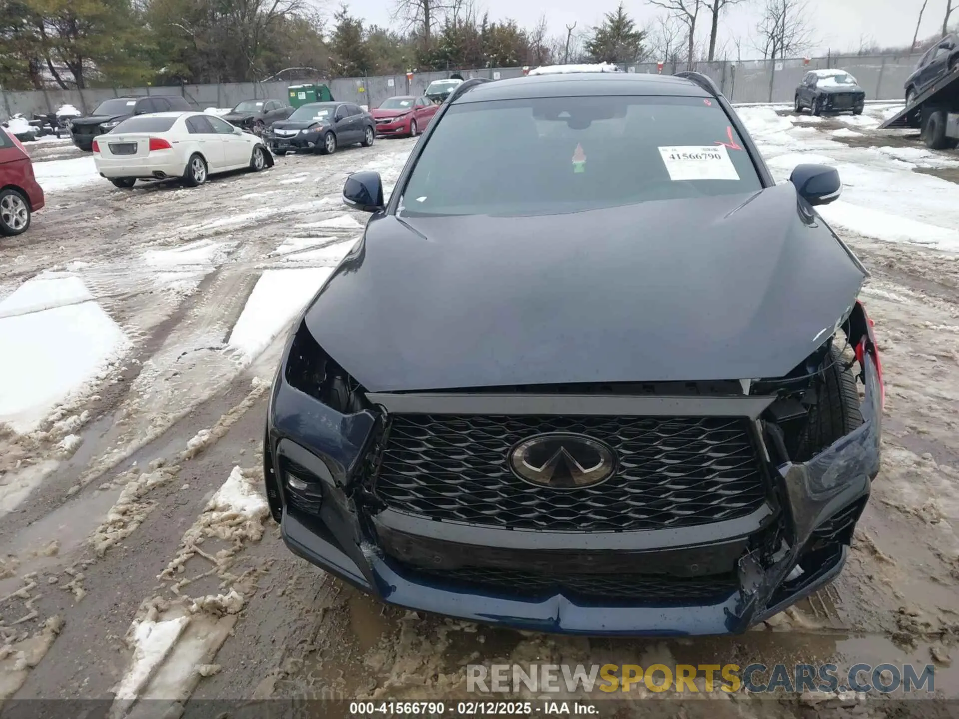 12 Photograph of a damaged car 3PCAJ5FB2SF103397 INFINITI QX50 2025