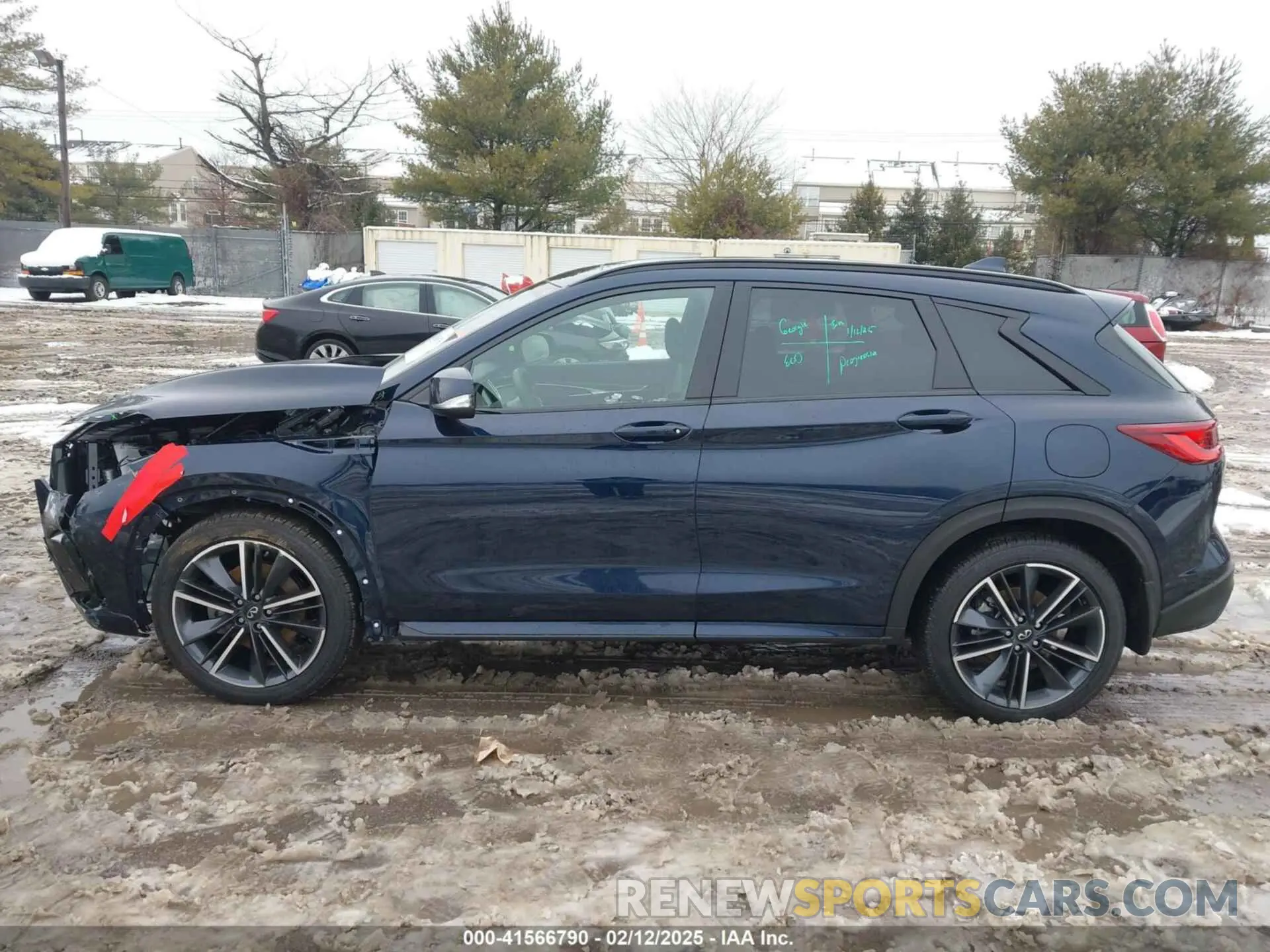 14 Photograph of a damaged car 3PCAJ5FB2SF103397 INFINITI QX50 2025