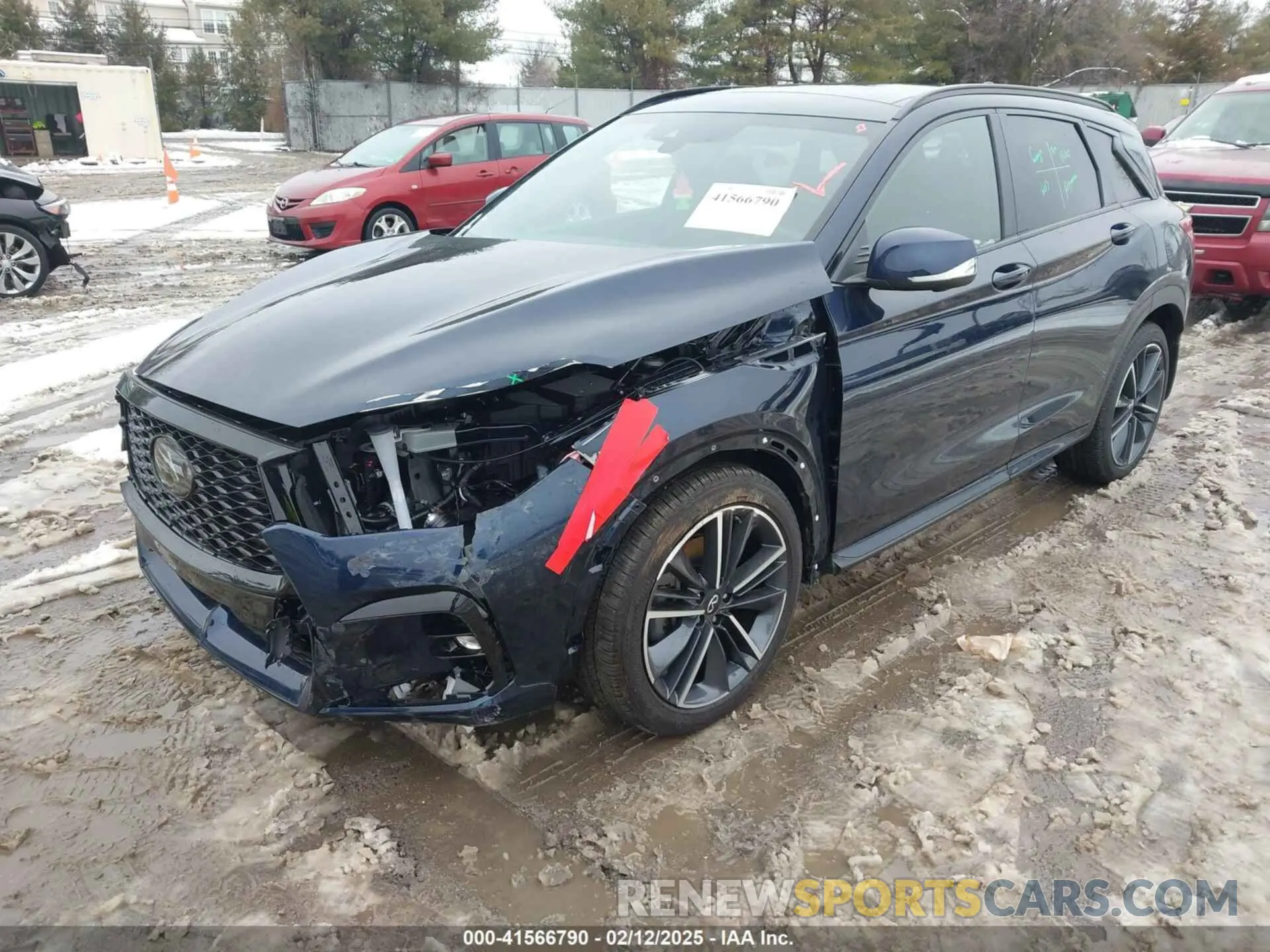 2 Photograph of a damaged car 3PCAJ5FB2SF103397 INFINITI QX50 2025