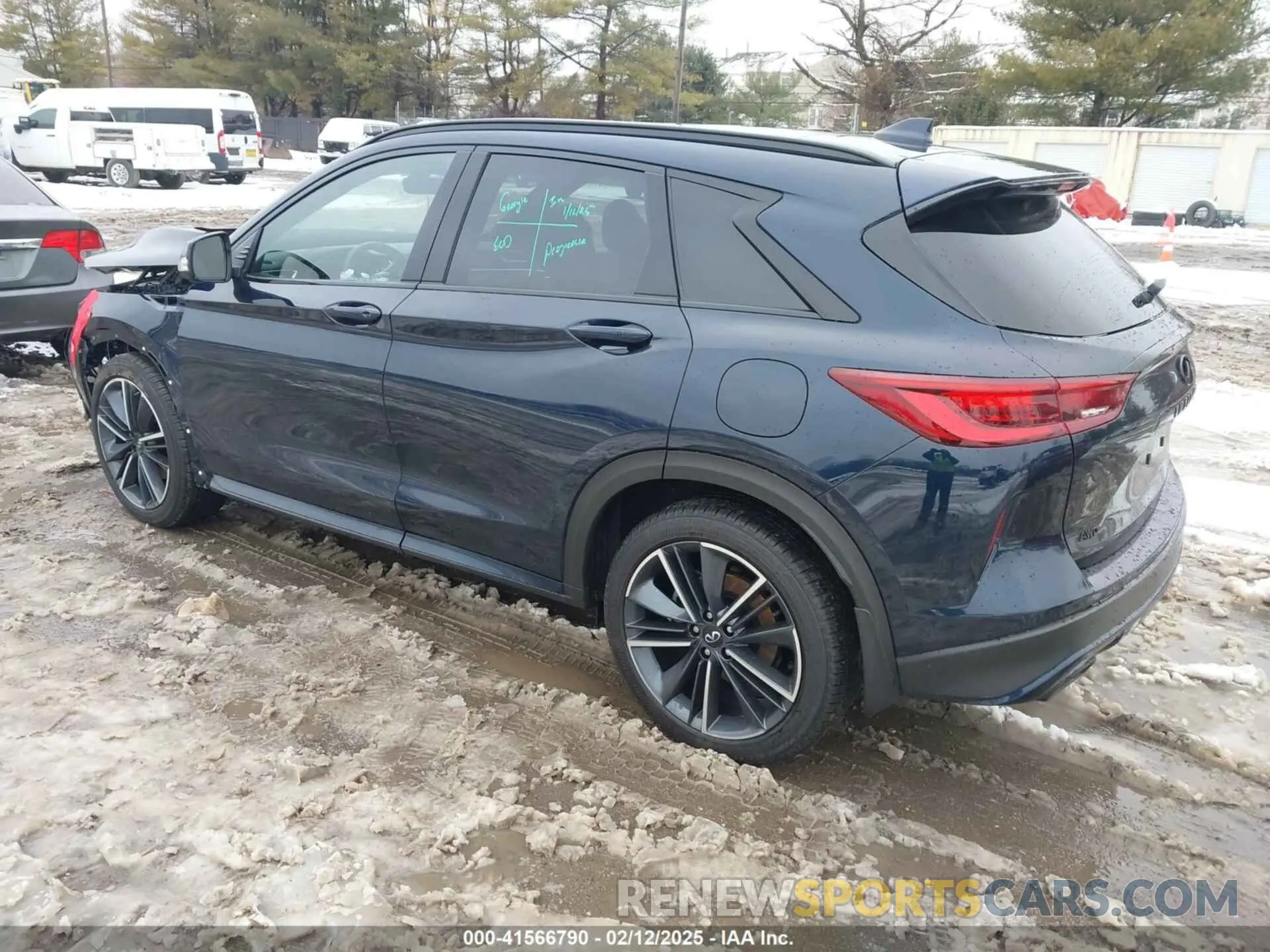 3 Photograph of a damaged car 3PCAJ5FB2SF103397 INFINITI QX50 2025