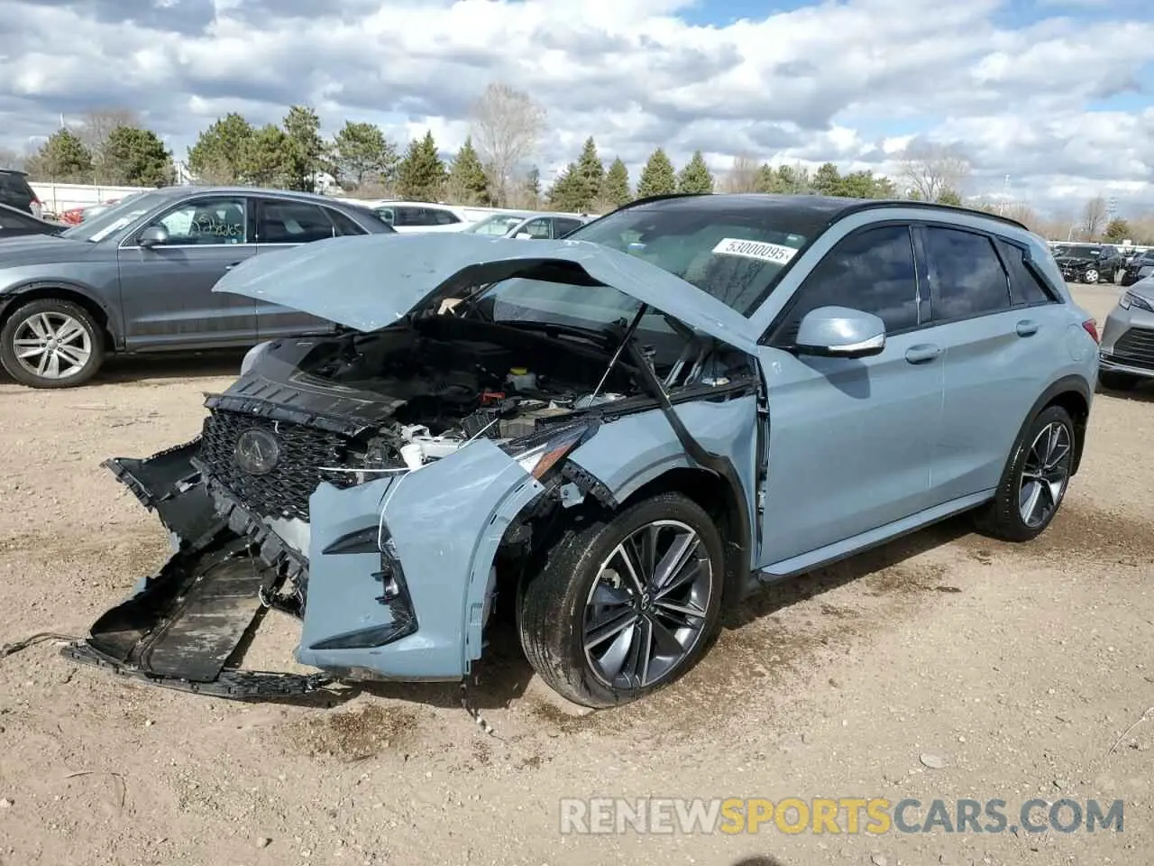 1 Фотография поврежденного автомобиля 3PCAJ5FB1PF123776 INFINITI QX50 SPORT 2023