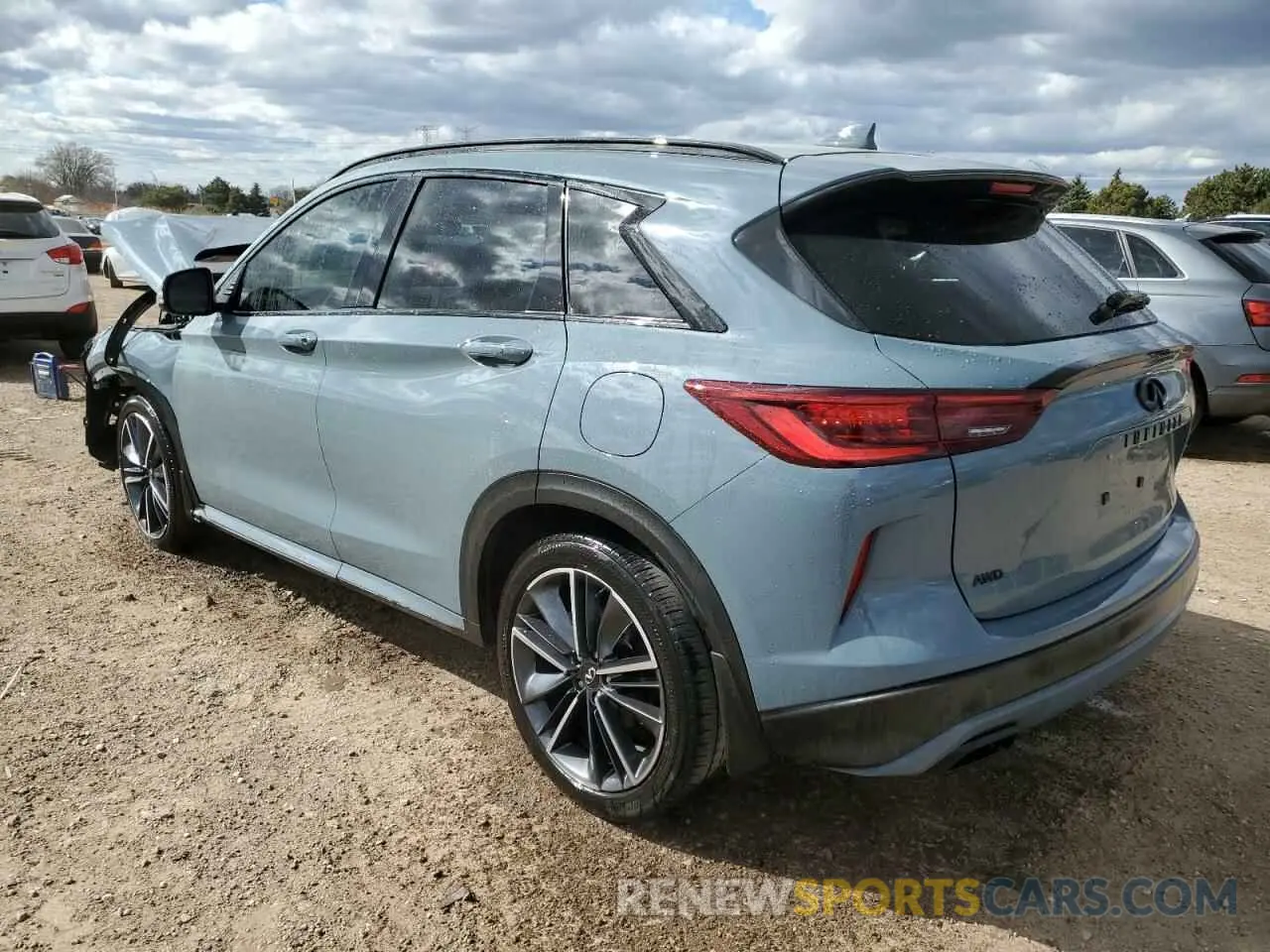 2 Фотография поврежденного автомобиля 3PCAJ5FB1PF123776 INFINITI QX50 SPORT 2023