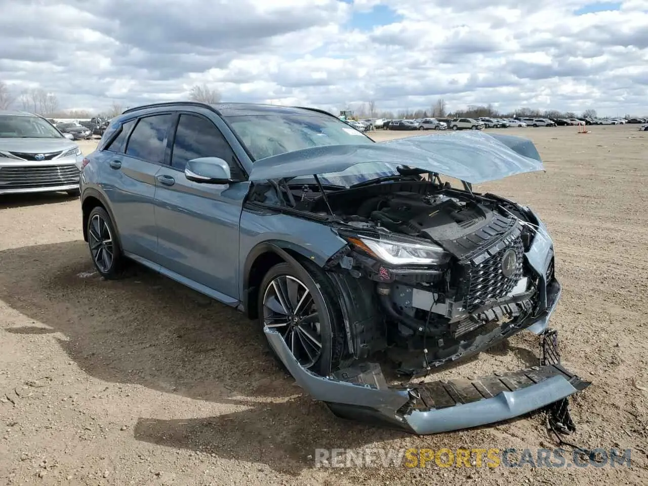 4 Фотография поврежденного автомобиля 3PCAJ5FB1PF123776 INFINITI QX50 SPORT 2023