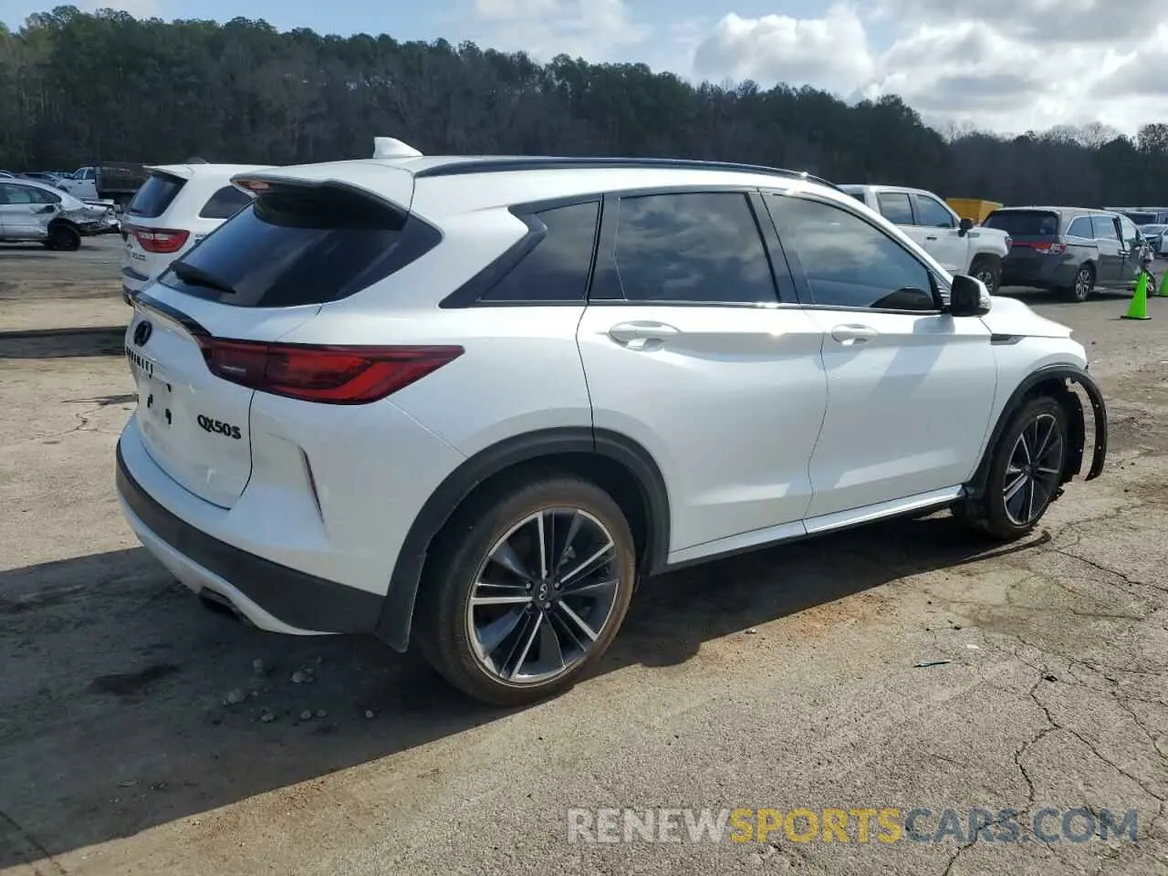 3 Фотография поврежденного автомобиля 3PCAJ5FBXPF116101 INFINITI QX50 SPORT 2023