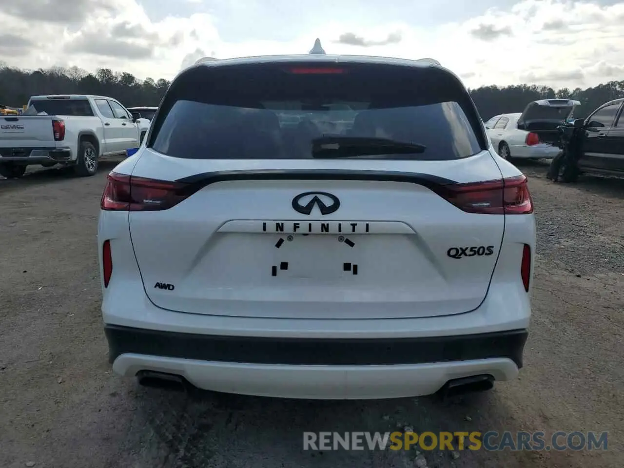 6 Фотография поврежденного автомобиля 3PCAJ5FBXPF116101 INFINITI QX50 SPORT 2023