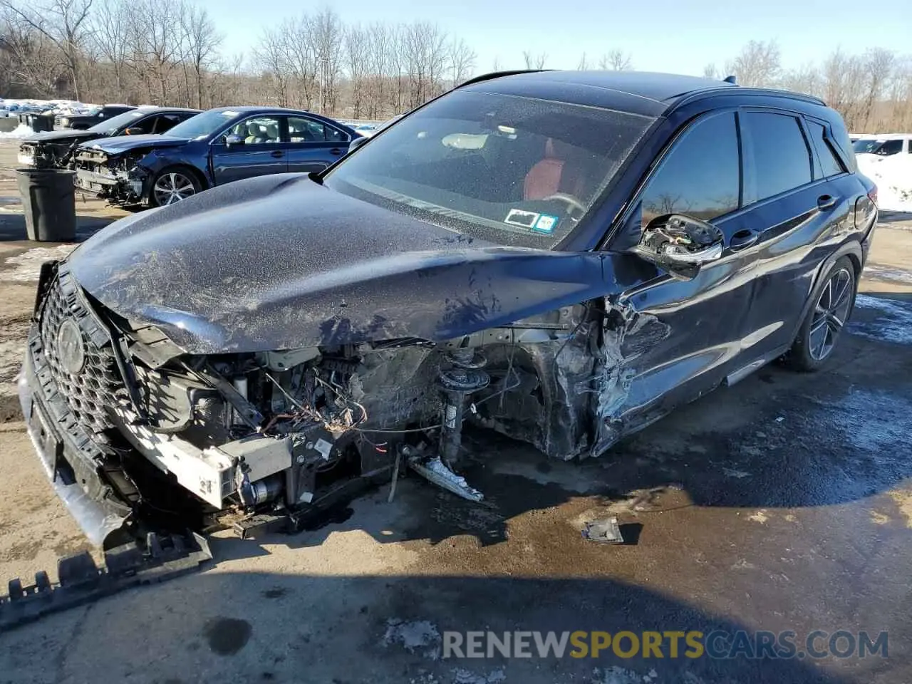 1 Photograph of a damaged car 3PCAJ5FB7RF112414 INFINITI QX50 SPORT 2024