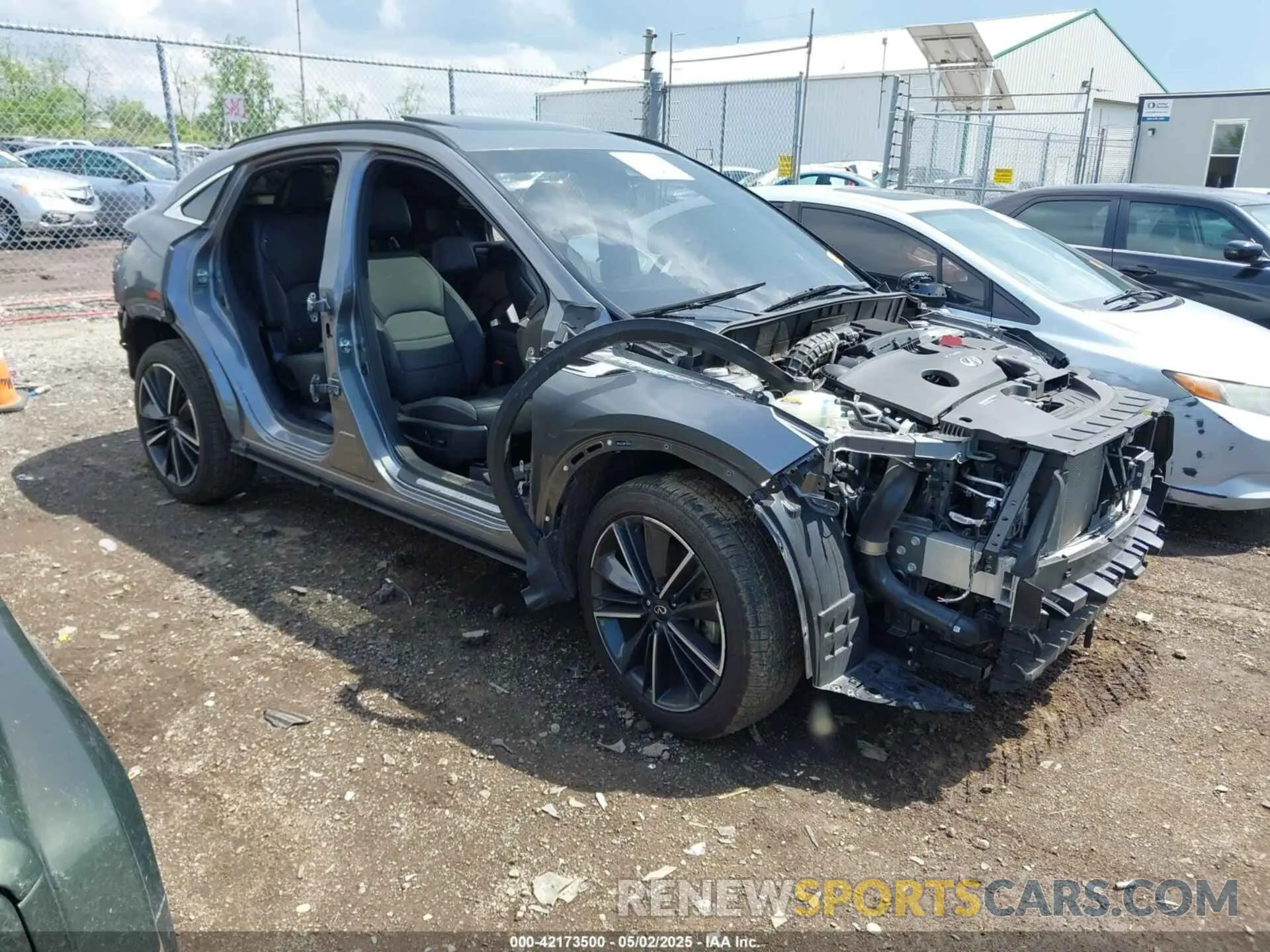 1 Photograph of a damaged car 3PCAJ5J30NF103144 INFINITI QX55 2022