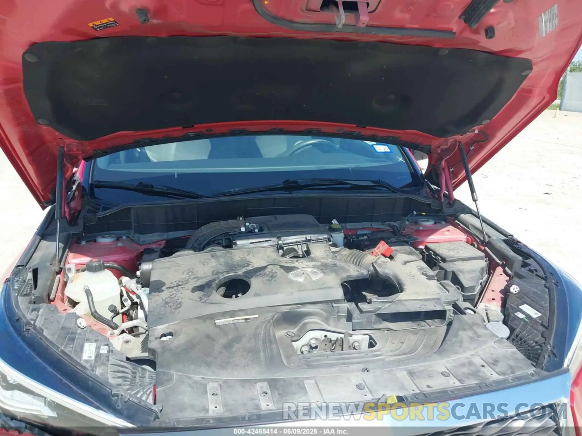 10 Photograph of a damaged car 3PCAJ5L36NF100889 INFINITI QX55 2022