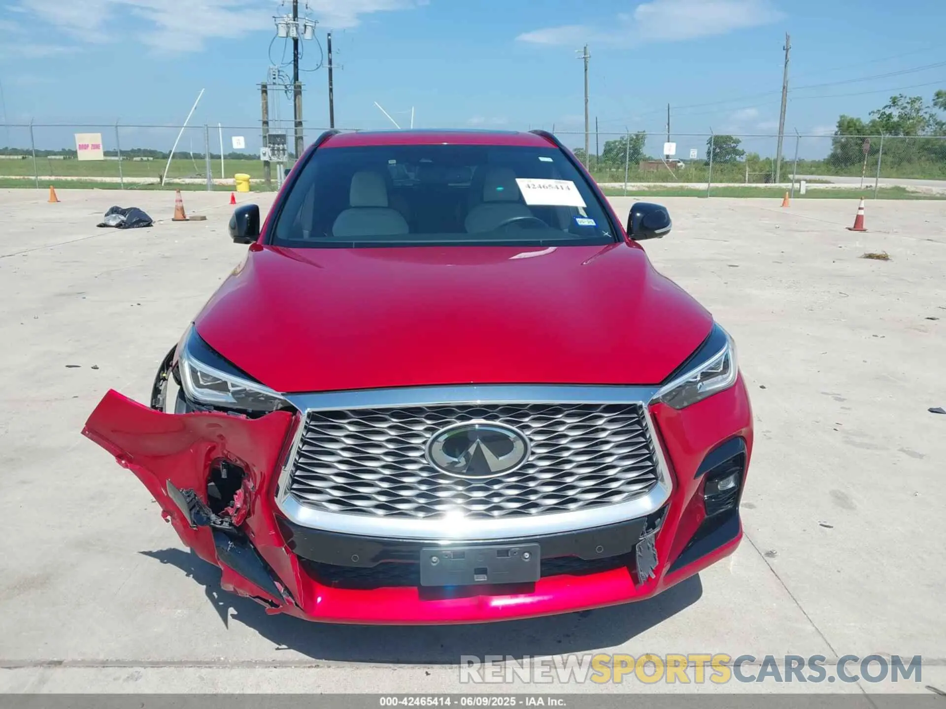 12 Photograph of a damaged car 3PCAJ5L36NF100889 INFINITI QX55 2022