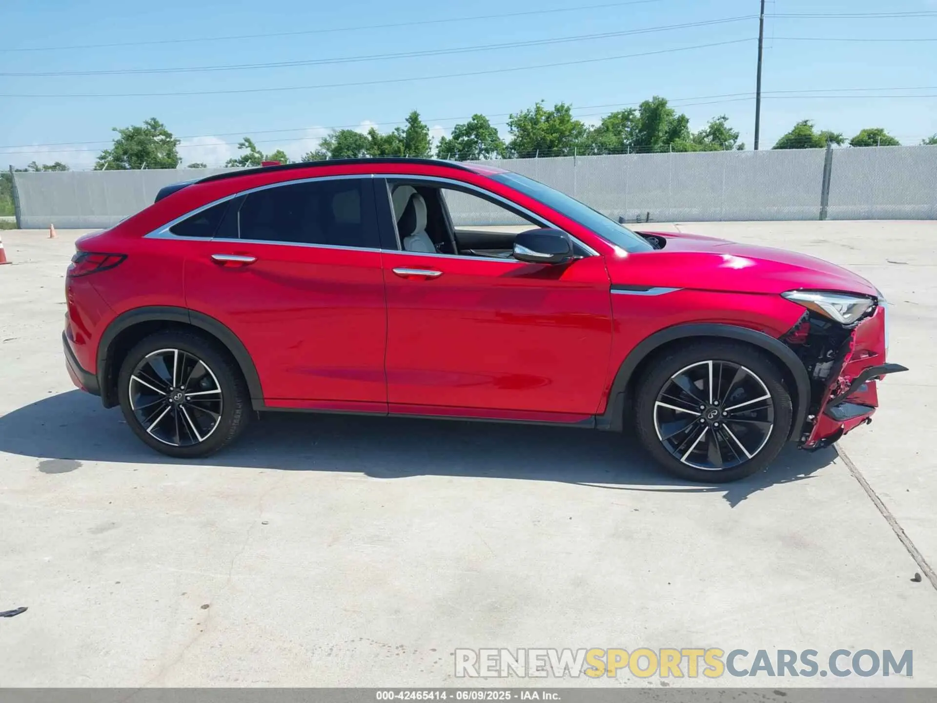 13 Photograph of a damaged car 3PCAJ5L36NF100889 INFINITI QX55 2022