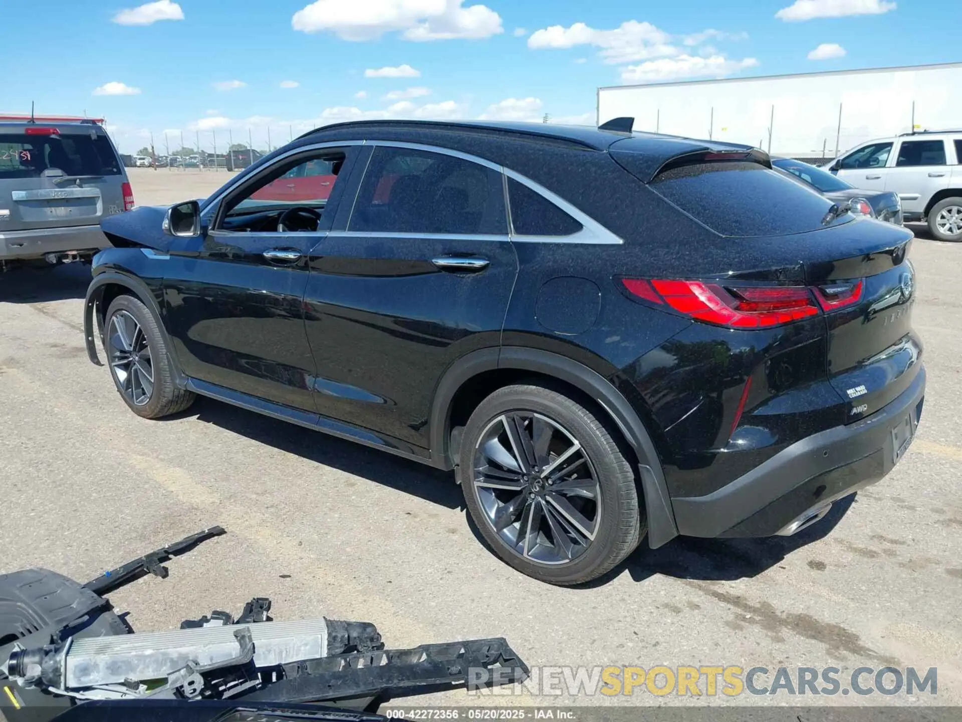 3 Photograph of a damaged car 3PCAJ5JR3PF115182 INFINITI QX55 2023