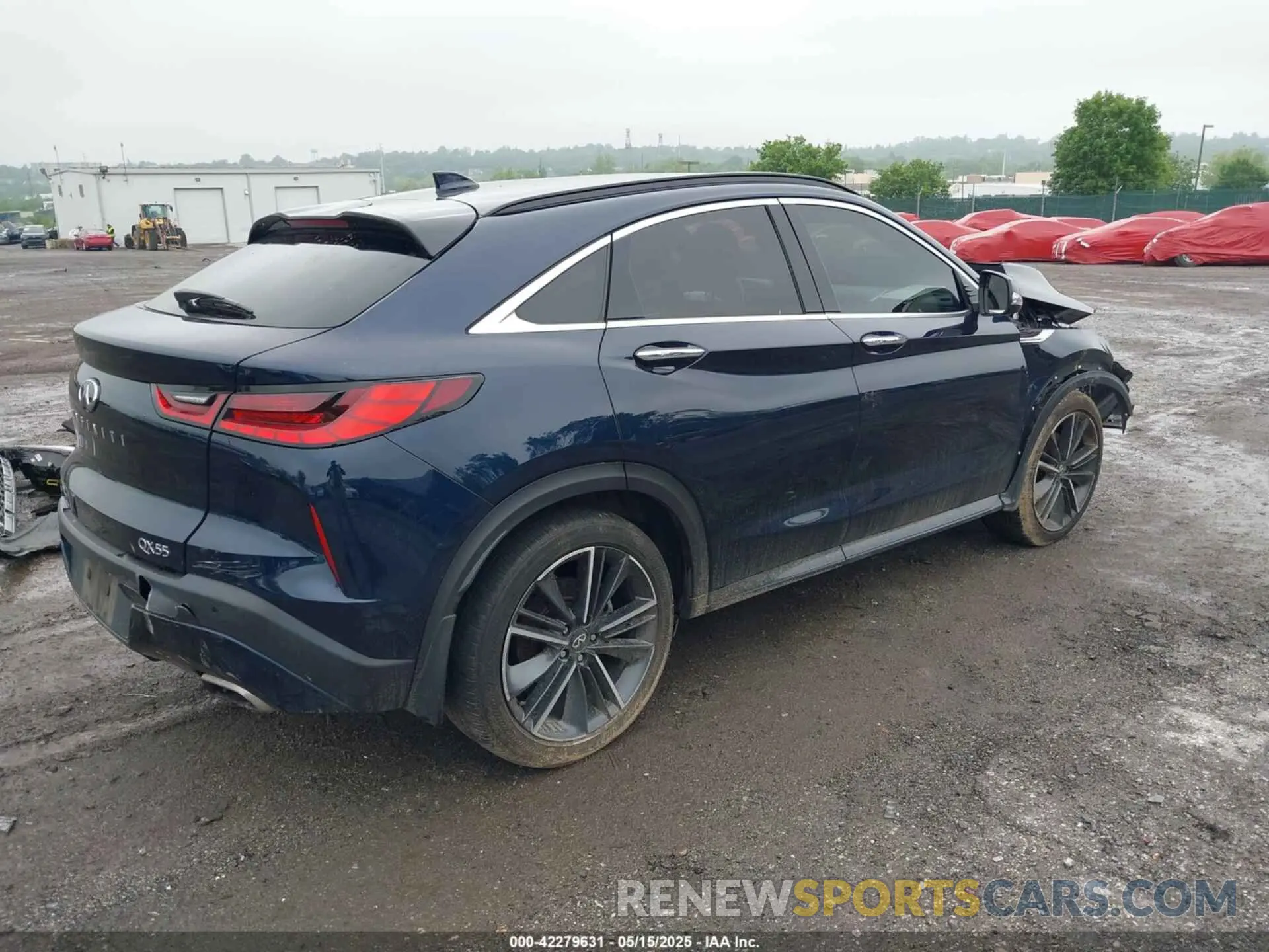 4 Фотография поврежденного автомобиля 3PCAJ5JR5PF107293 INFINITI QX55 2023