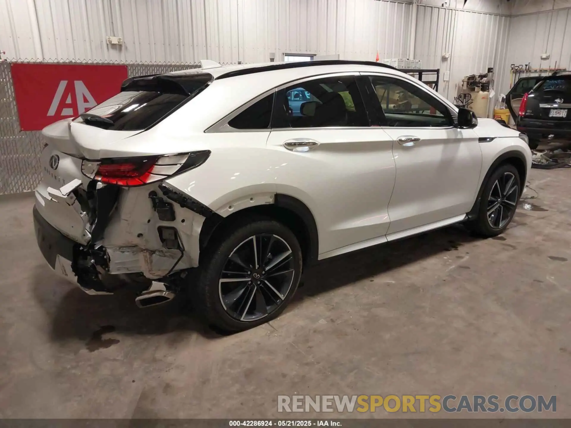 4 Фотография поврежденного автомобиля 3PCAJ5KR3PF121093 INFINITI QX55 2023