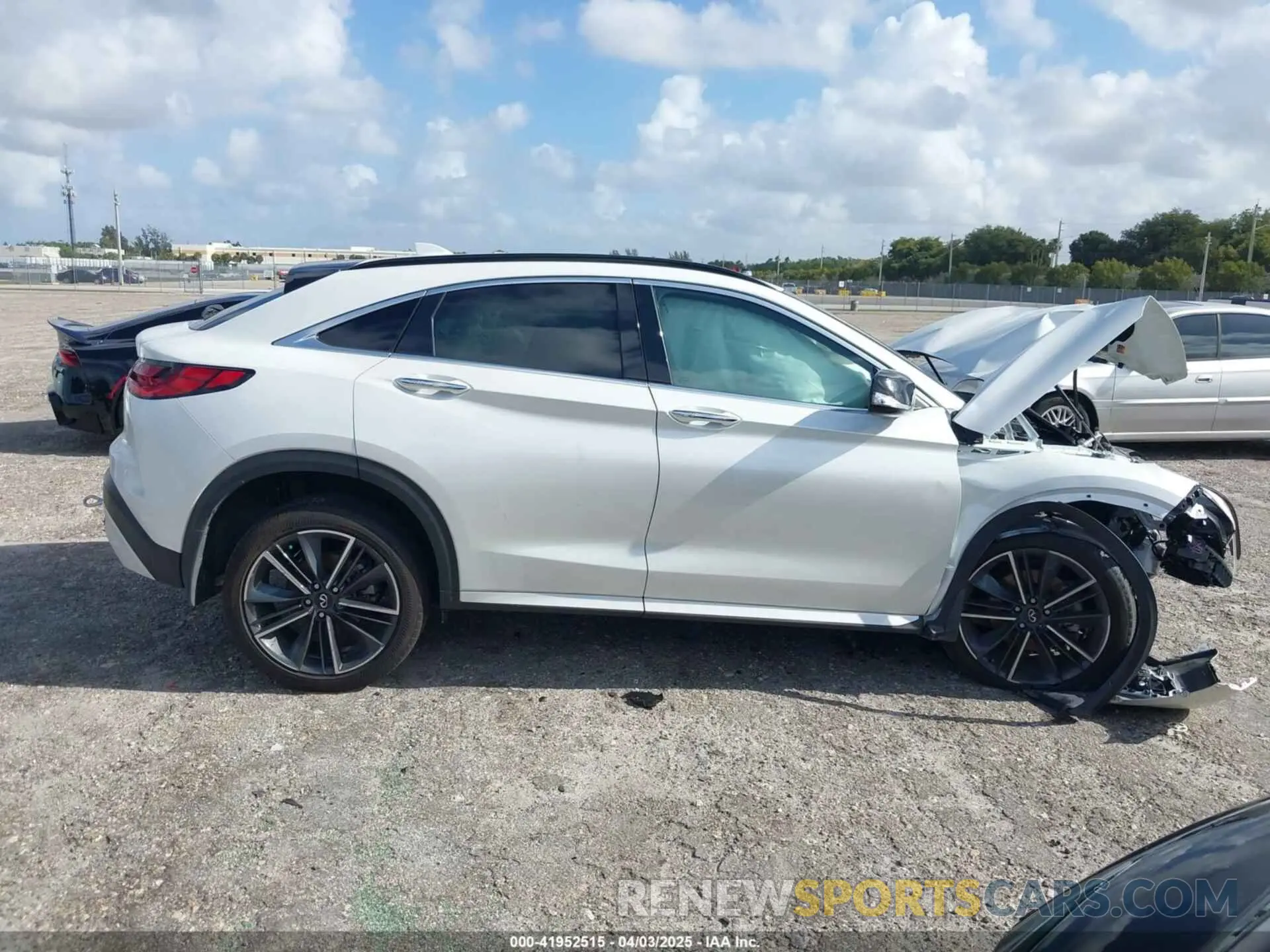 14 Photograph of a damaged car 3PCAJ5JR1RF105494 INFINITI QX55 2024