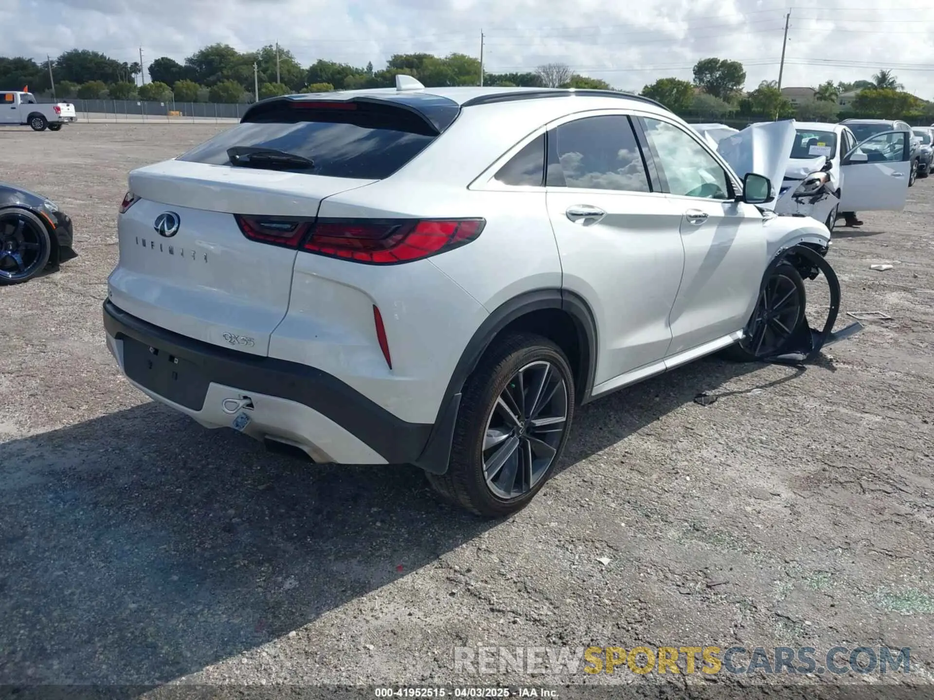 4 Photograph of a damaged car 3PCAJ5JR1RF105494 INFINITI QX55 2024