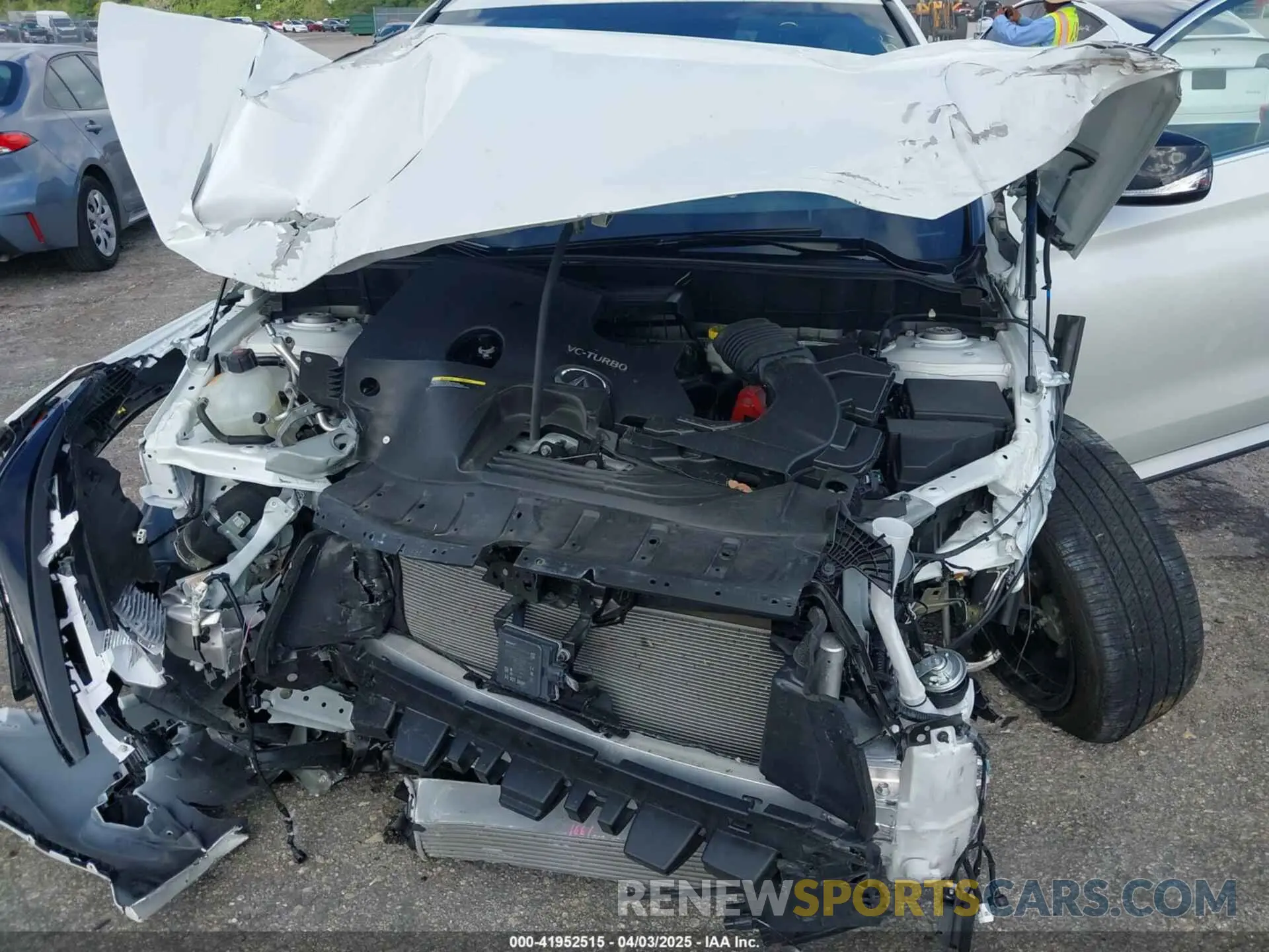 6 Photograph of a damaged car 3PCAJ5JR1RF105494 INFINITI QX55 2024