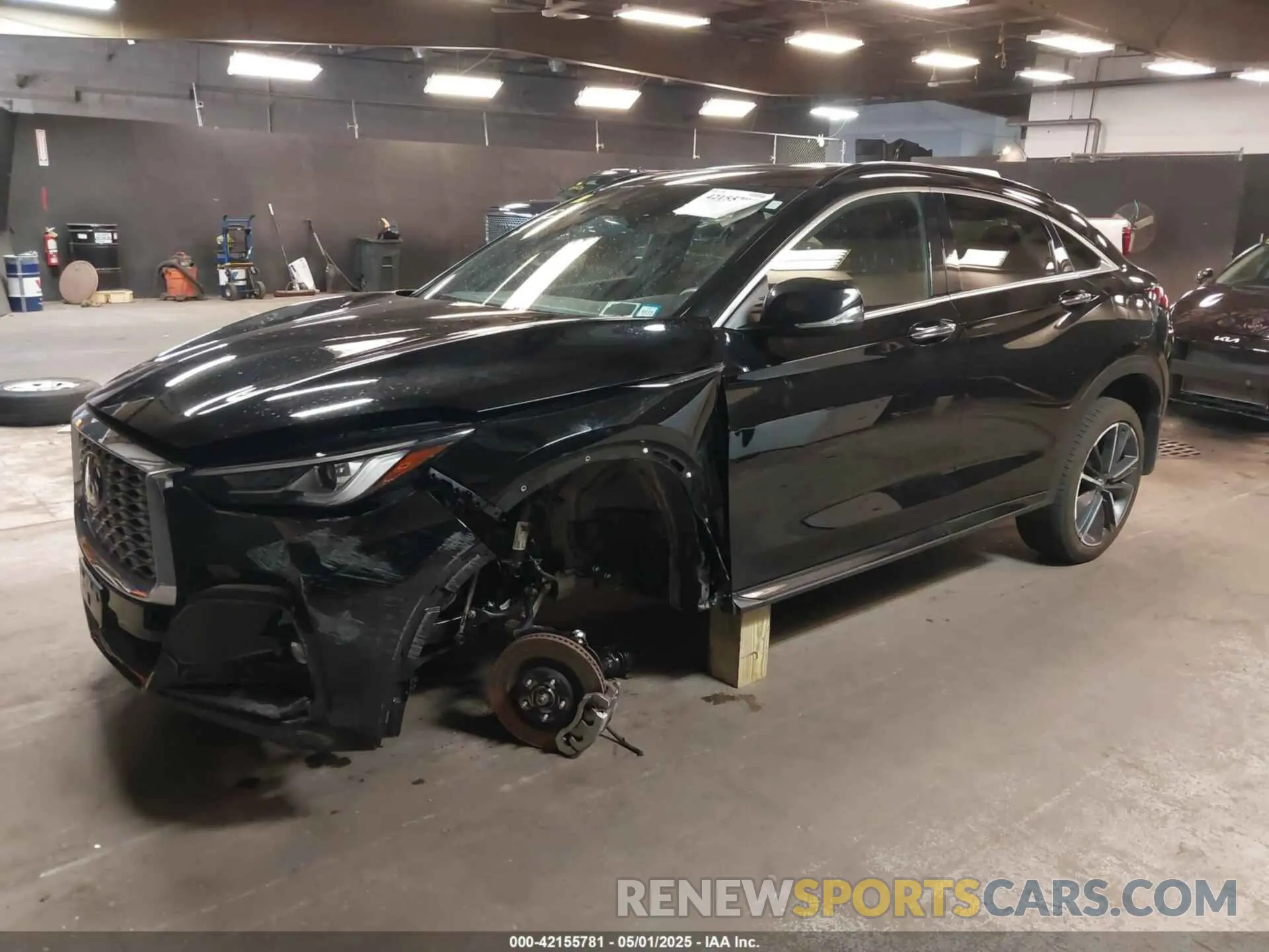 2 Photograph of a damaged car 3PCAJ5JRXRF105669 INFINITI QX55 2024