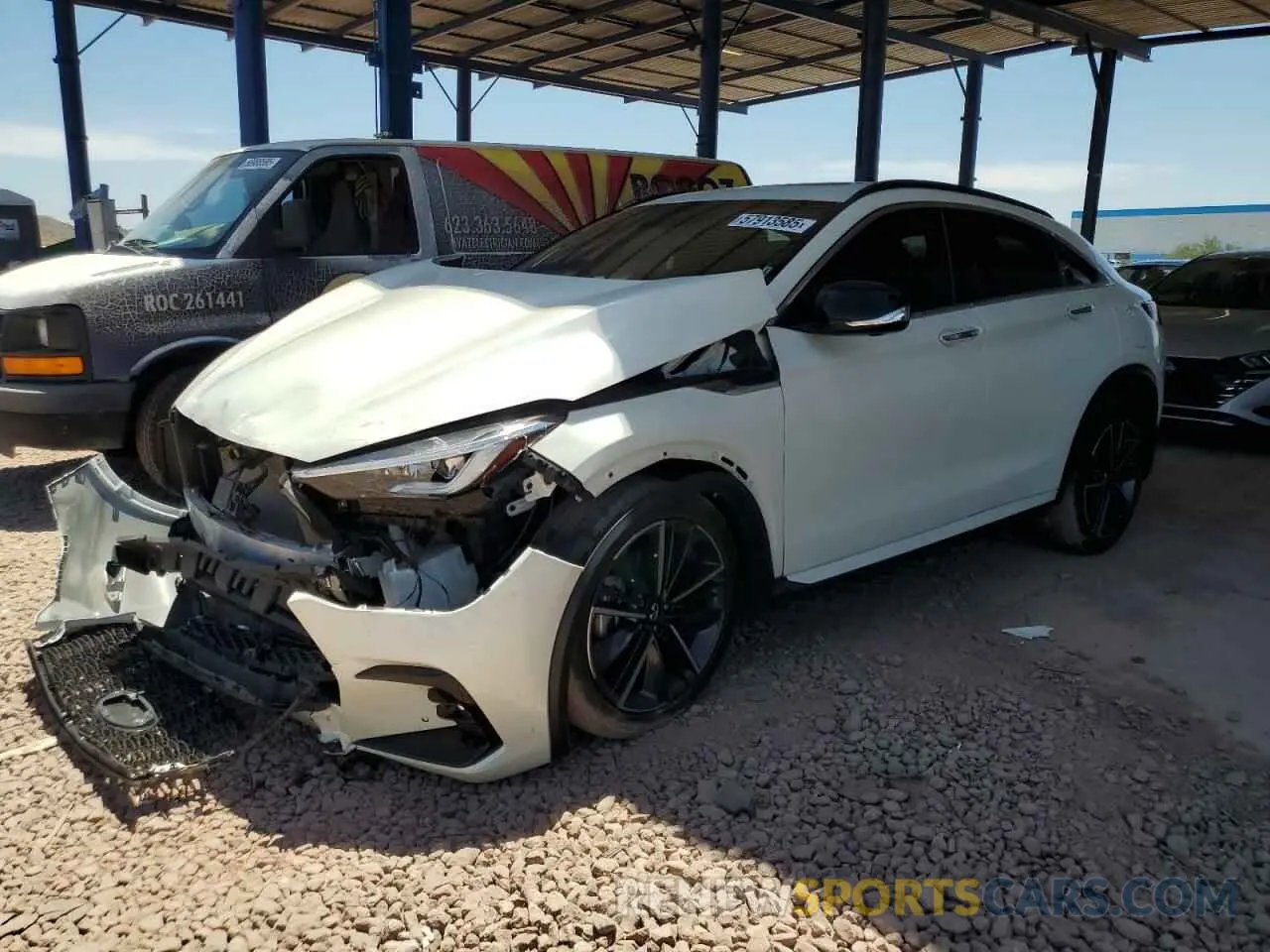 1 Photograph of a damaged car 3PCAJ5KR2PF101501 INFINITI QX55 ESSEN 2023